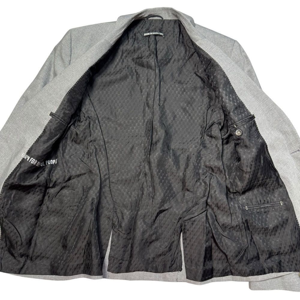 DRYKORN New Drykorn For Beautiful People Grey Wool Blend Jacket Siz Size 52R - 5 Thumbnail
