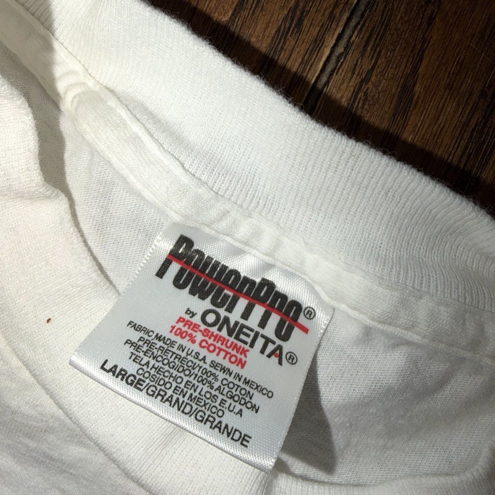 Logo 7 VINTAGE Republican Party Elephant Logo T-Shirt Single Stitch 90’s Men’s Large White Graphic Tee Mens GOP Logo Shirt Size US S / EU 44-46 / 1 - 5 Thumbnail