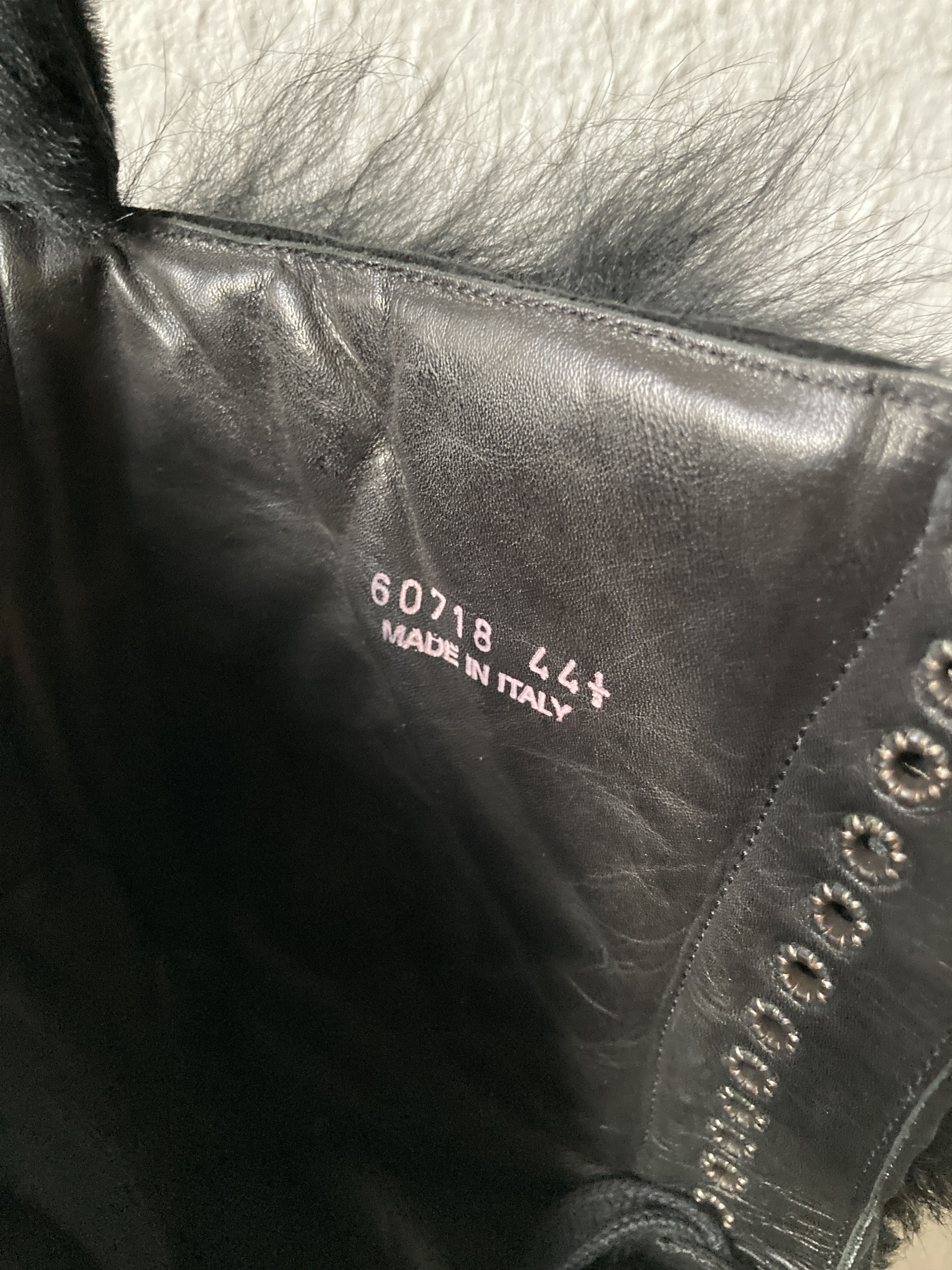 Rick Owens F/W 13 "PLINTH" Runway Fur Hiker Megatooth Boots Rick Owens Size US 11.5 / EU 44-45 - 15 Thumbnail
