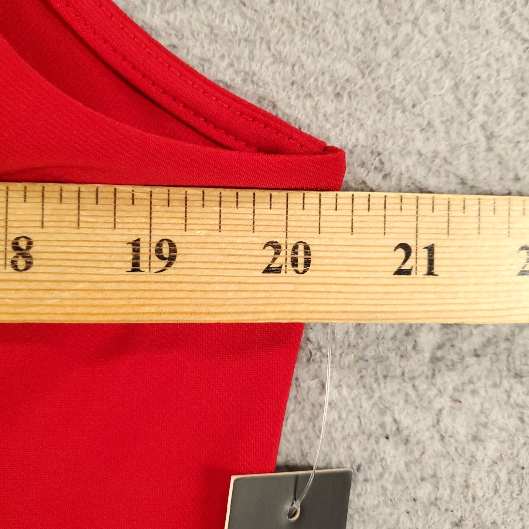 Vintage IC by Connie K Blouse Shirt Womens L Red Sleeveless Tank Top Tunic Scoop Neck NWT Casual Beach Size L / US 10 / IT 46 - 4 Thumbnail