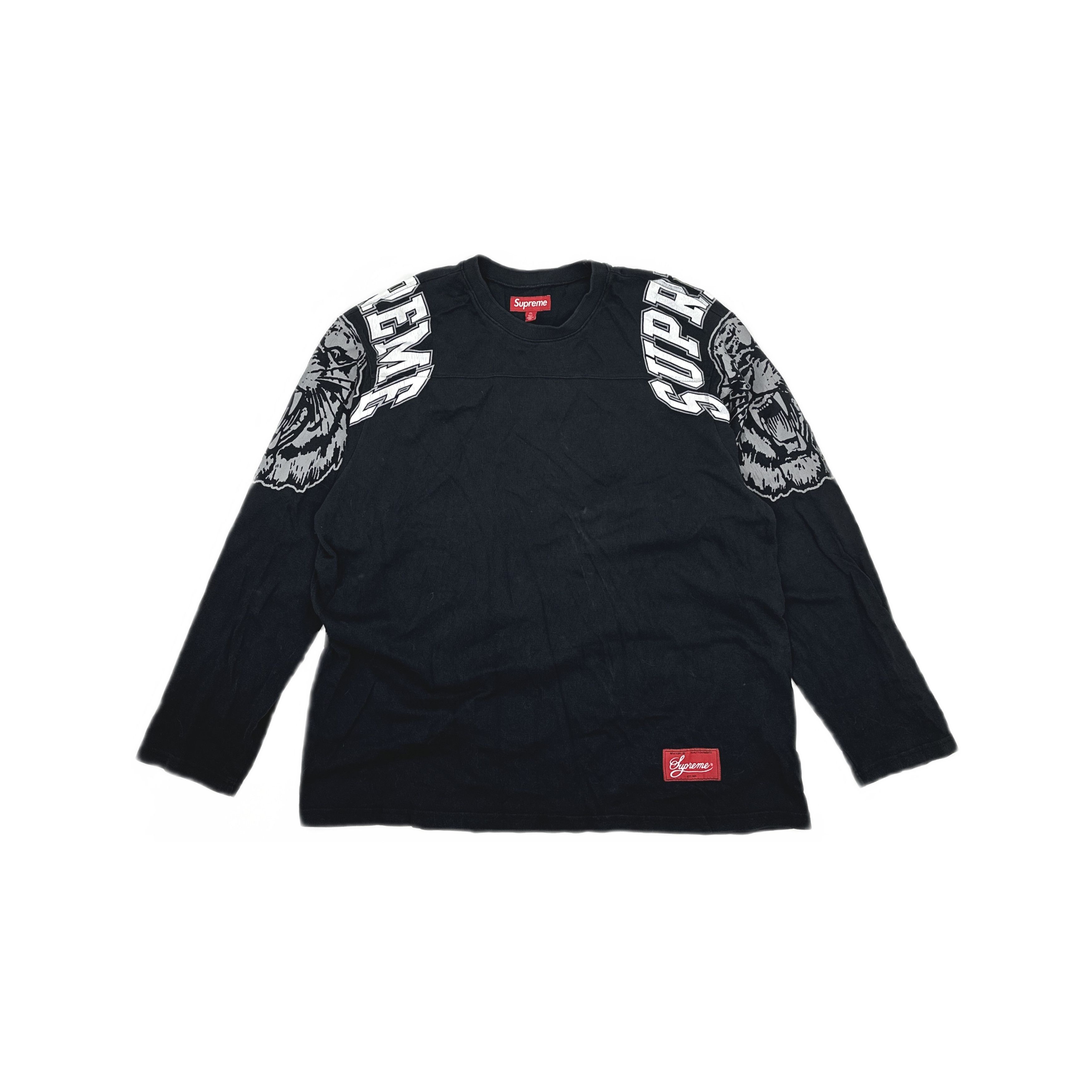 Supreme Supreme 99 Long Sleeve Football Top (Black) | Grailed