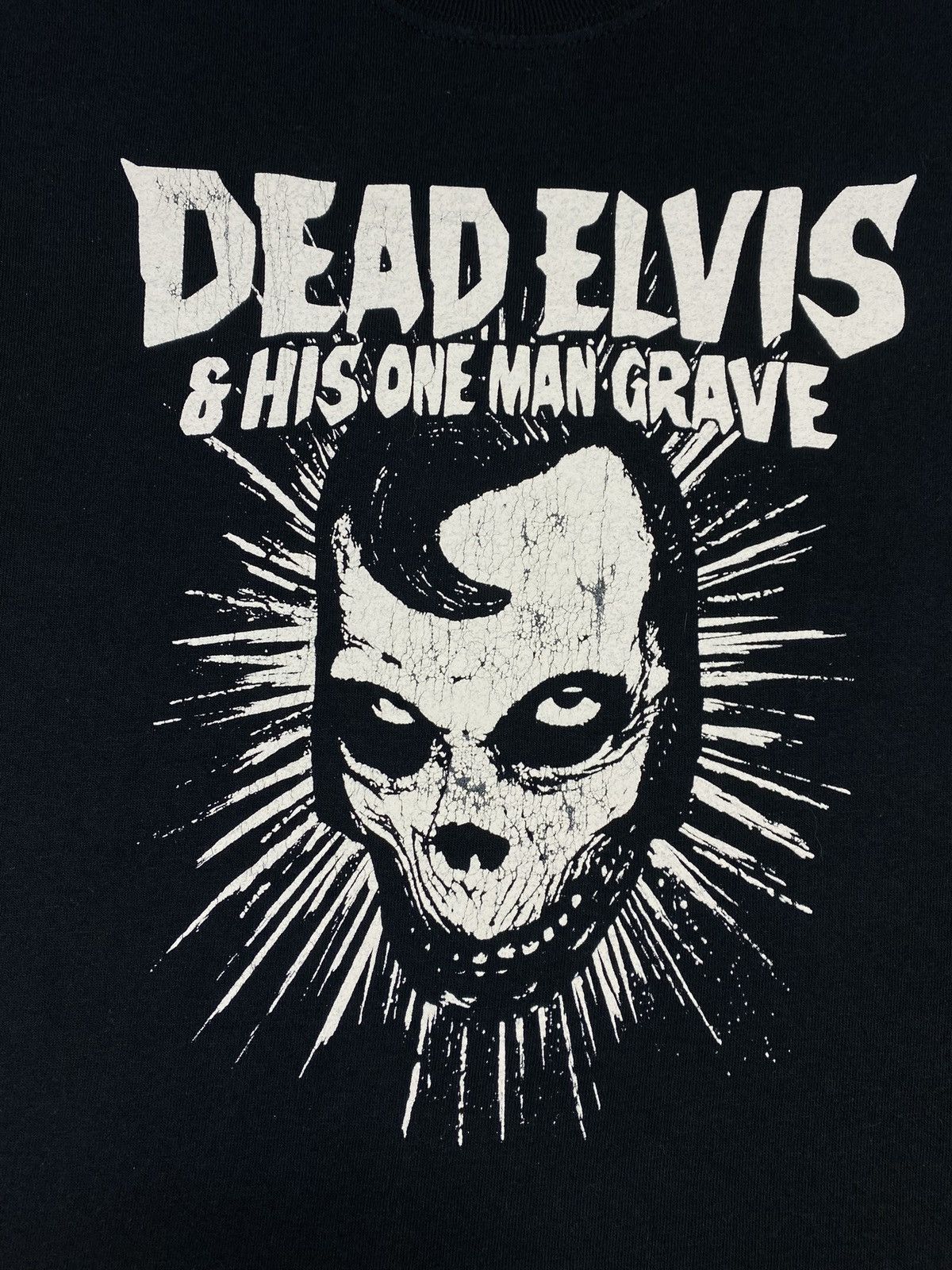 Band Tees 🔥LASTDROP🔥Early 2010s Dead Elvis His One Man Grave T-shirt Size US XS / EU 42 / 0 - 4 Thumbnail