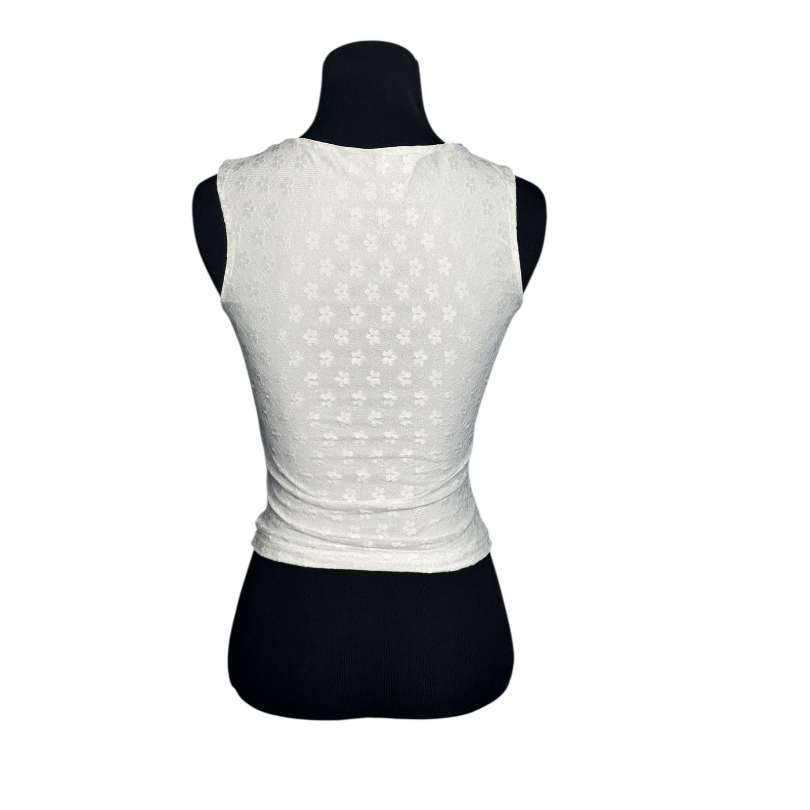 PRINCESS POLLY Princess Polly Martiney twisted white tank top size 2 Size XS / US 0-2 / IT 36-38 - 2 Thumbnail