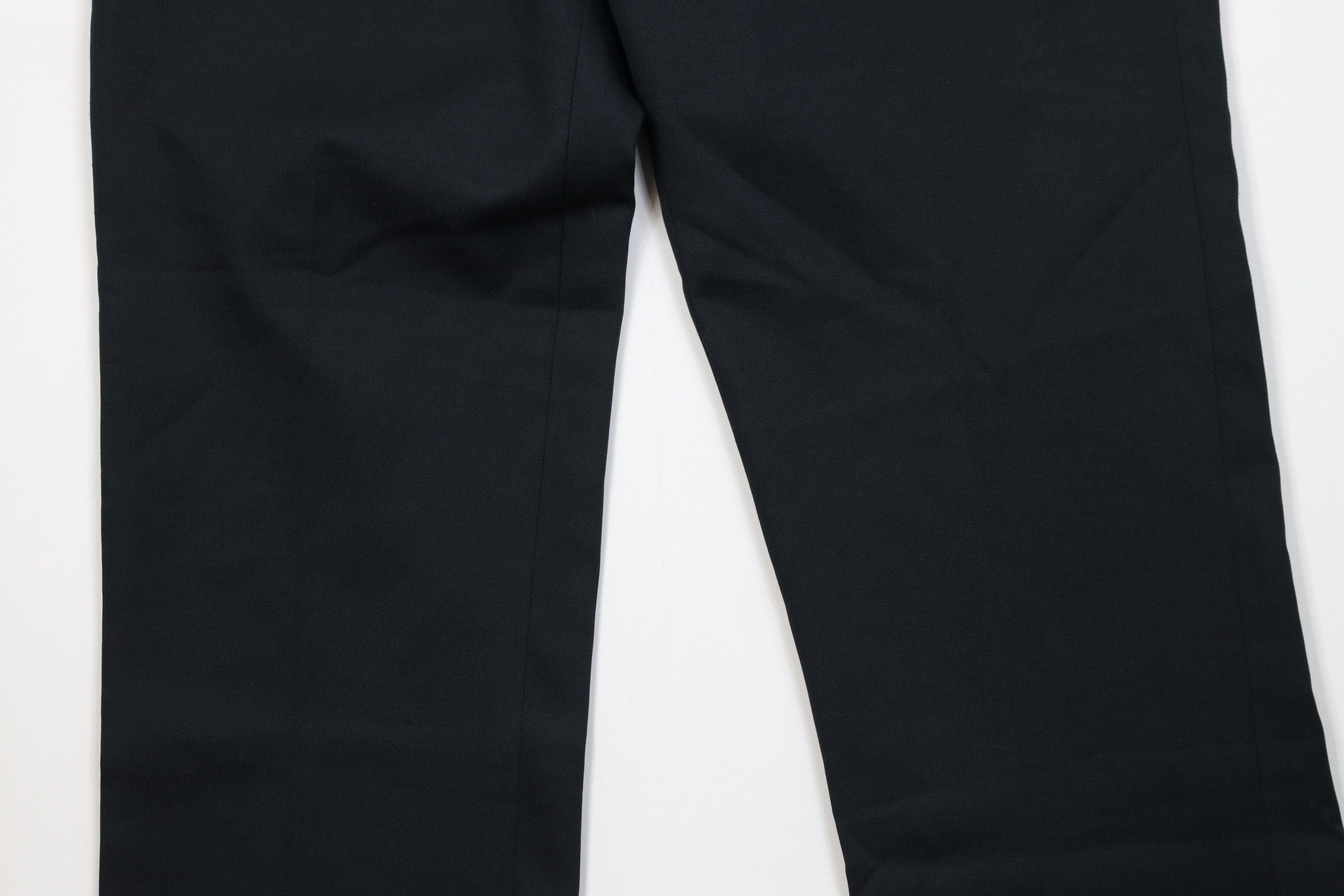 Vintage Vintage 70s Streetwear Flared Wide Leg Chino Pants Black Size US 38 / EU 54 - 3 Thumbnail