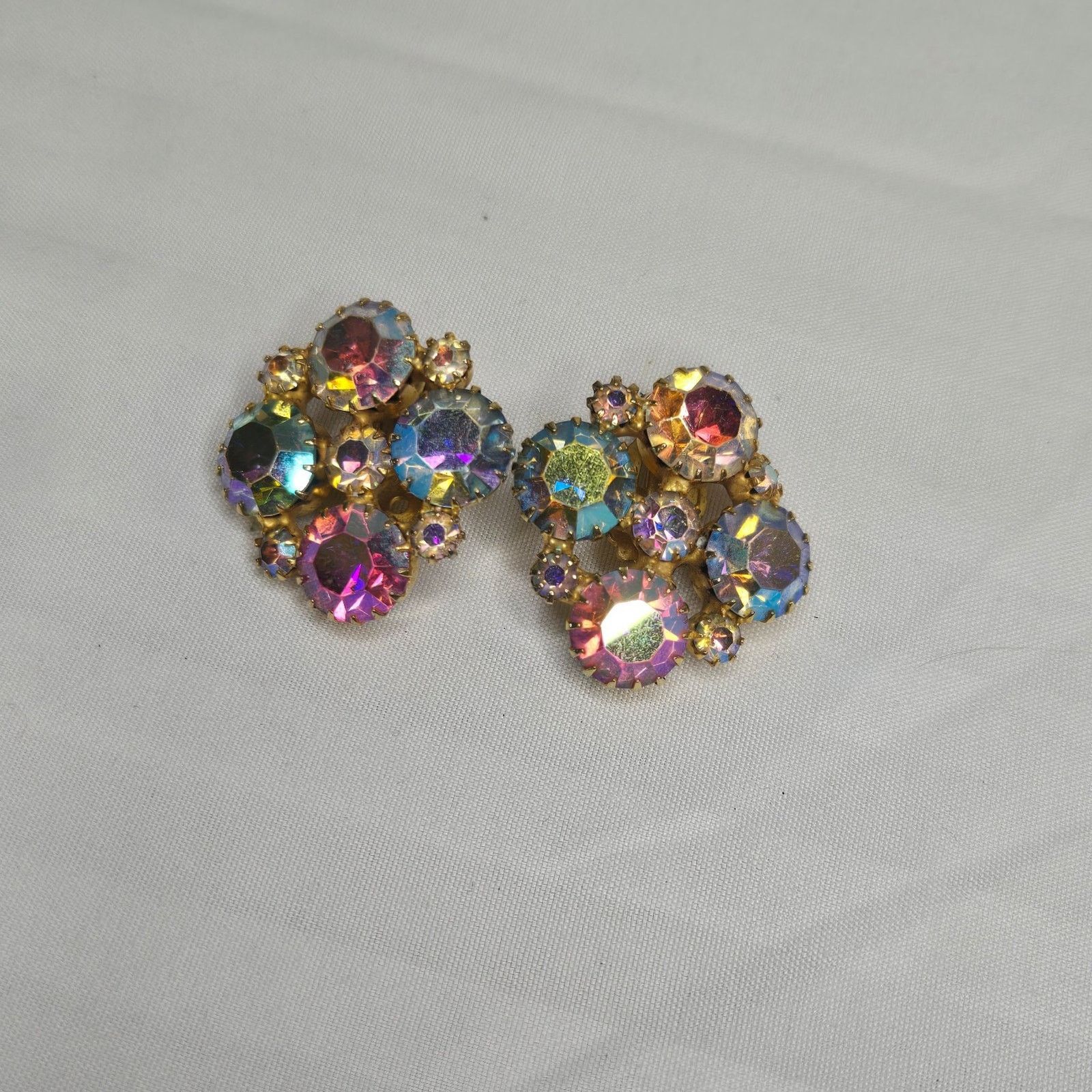 Manish Arora Beautiful Vintage Aurora Borealis Earrings Size ONE SIZE - 2 Thumbnail