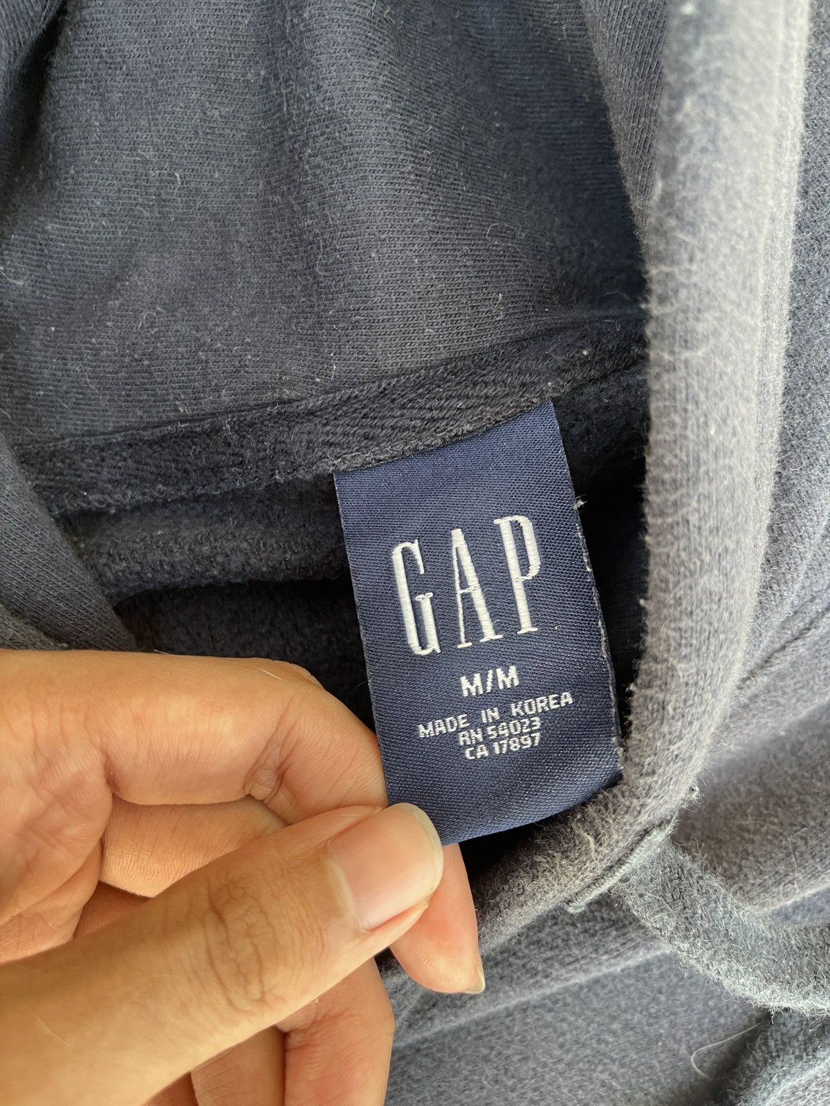 Gap × Vintage Vintage Gap Big Logo Pull Over Hoodie Size US L / EU 52-54 / 3 - 6 Thumbnail
