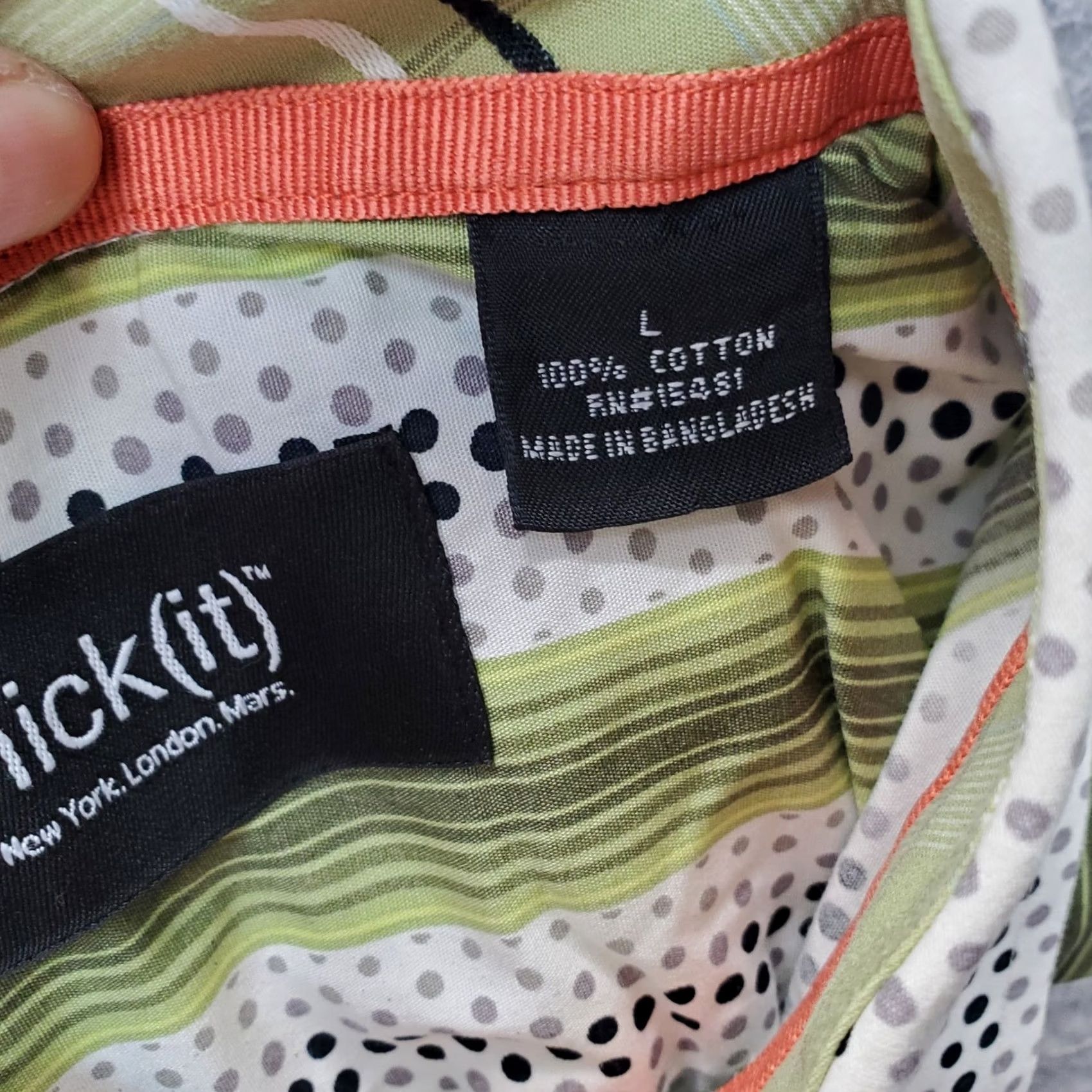 Etro Nick(it) Y2k Retro Clubwear Shirt Men L Multicolor Striped Polka Dot Collar Button-Up Size US L / EU 52-54 / 3 - 5 Thumbnail