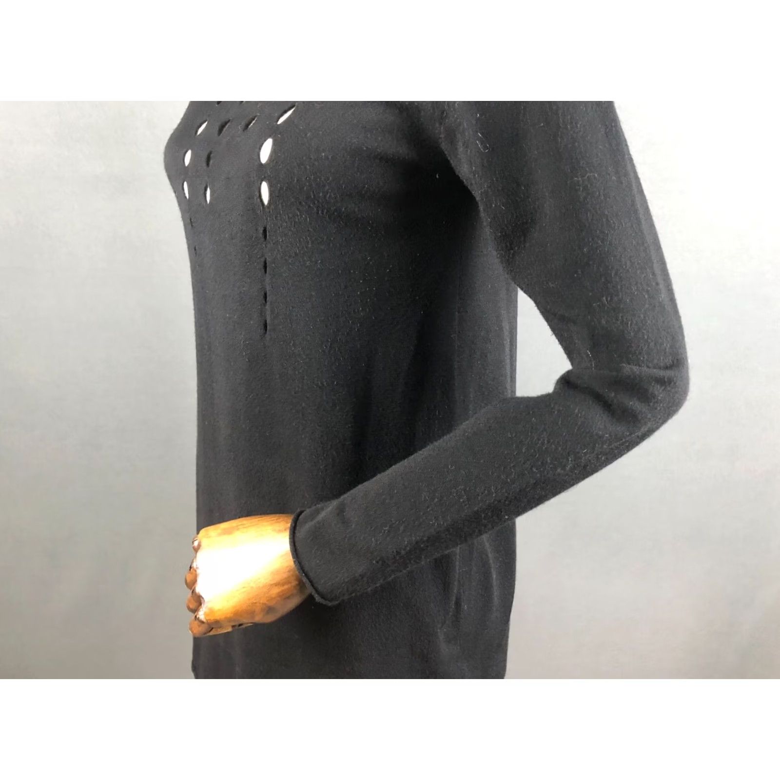 Sarah Pacini Sarah Pacini Top One Size Black Jersey Women Size ONE SIZE - 7 Thumbnail