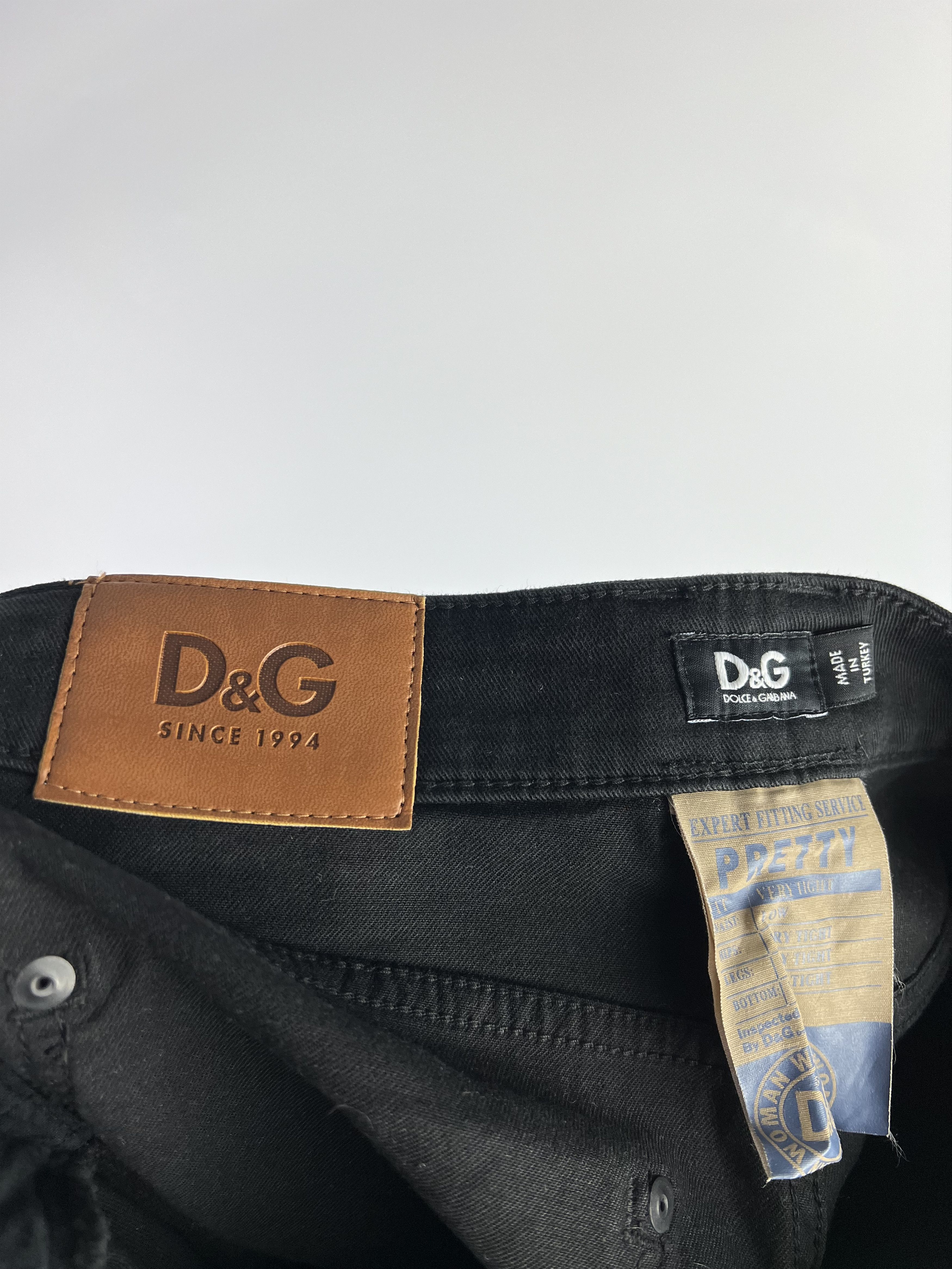 Dolce & Gabbana Dolce Gabbana Black Low Rise Skinny Jeans Size 26 Size 26" / US 2 / IT 38 - 9 Thumbnail