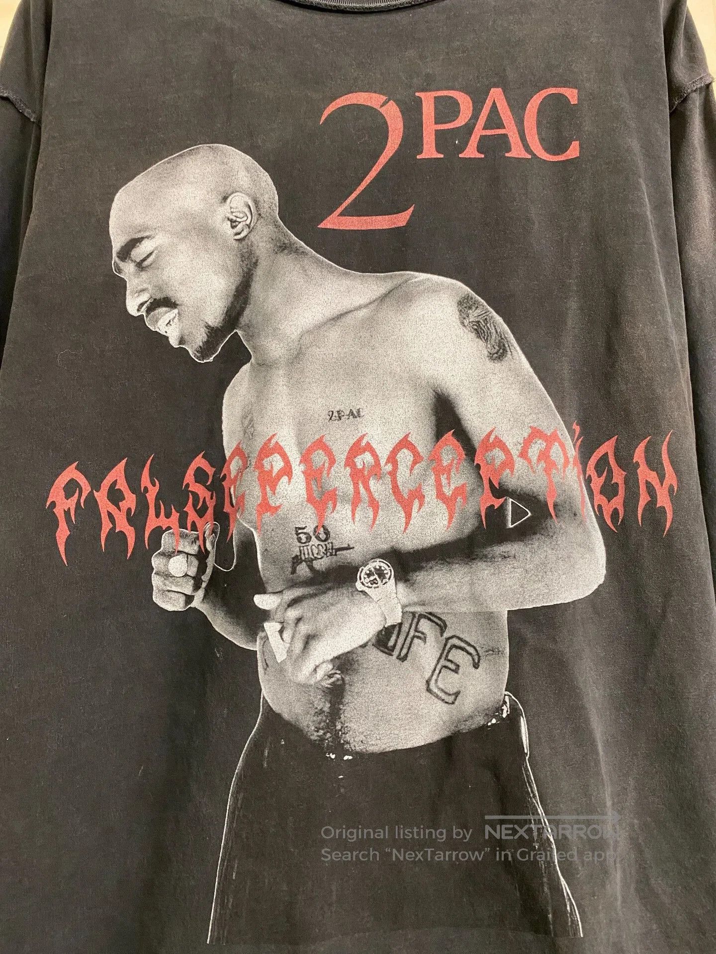 Other 2Pac Inside Out Long Sleeve T-Shirt. Size US M / EU 48-50 / 2 - 3 Thumbnail