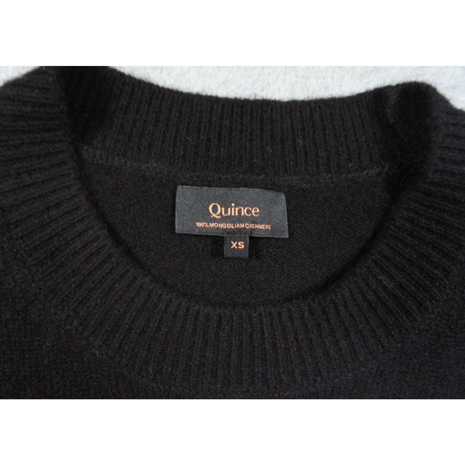 Quince Quince Dress Womens XSmall Black Mini Mongolian Cashmere Short Sleeve Ladies Size 28" / US 6 / IT 42 - 5 Thumbnail