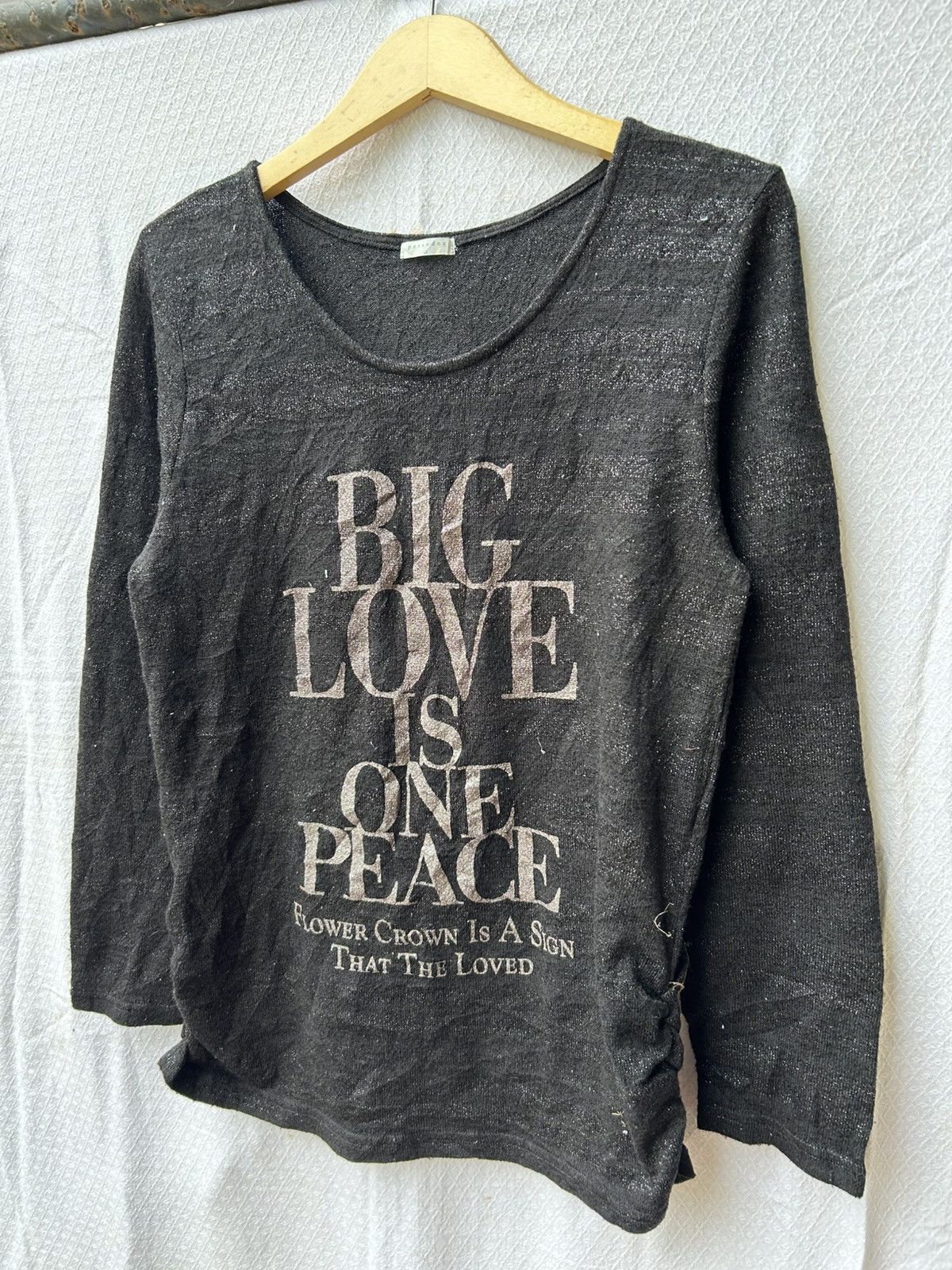 20471120 × Beauty Beast × Japanese Brand Persodea japanese style knit poem glitter longsleeve Size US M / EU 48-50 / 2 - 3 Thumbnail