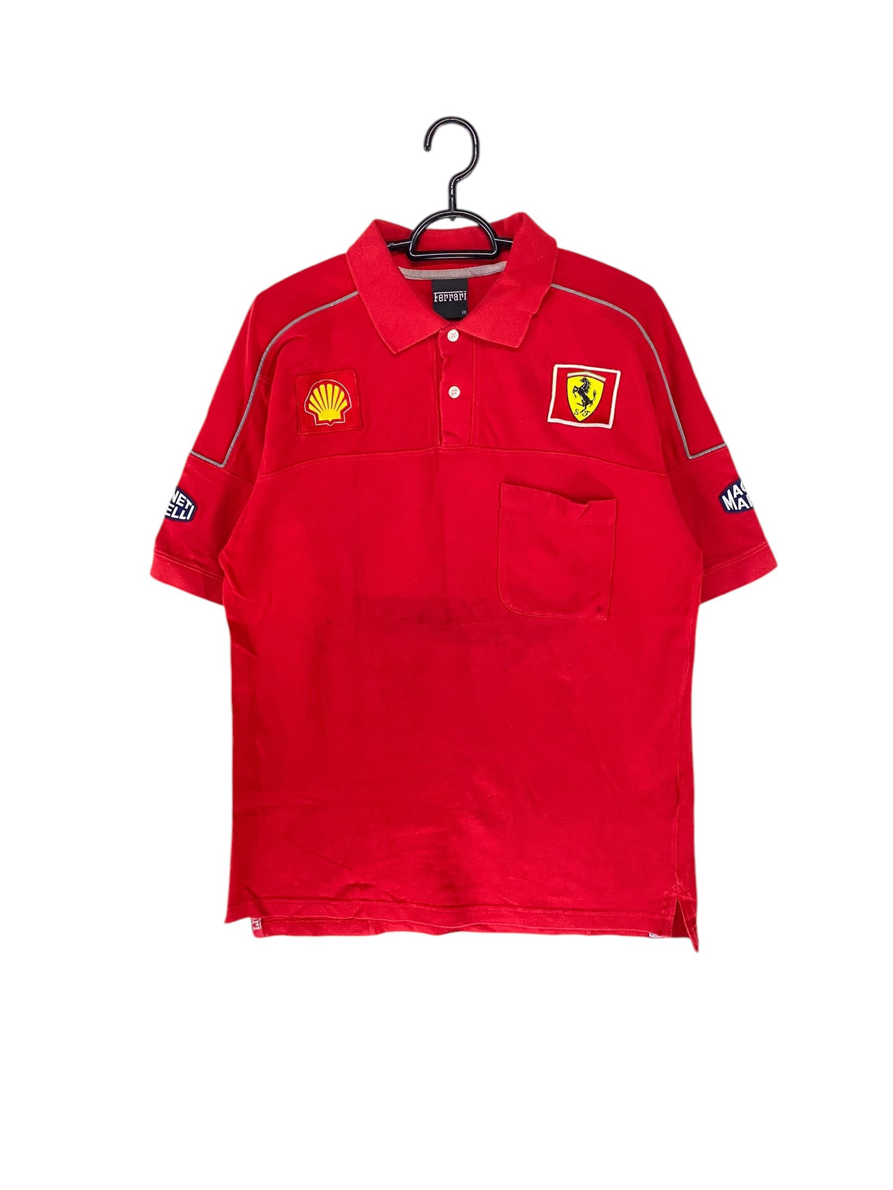 Vintage 90s Ferrari magneti marelli formula 1 polo Size US M / EU 48-50 / 2 - 1 Thumbnail