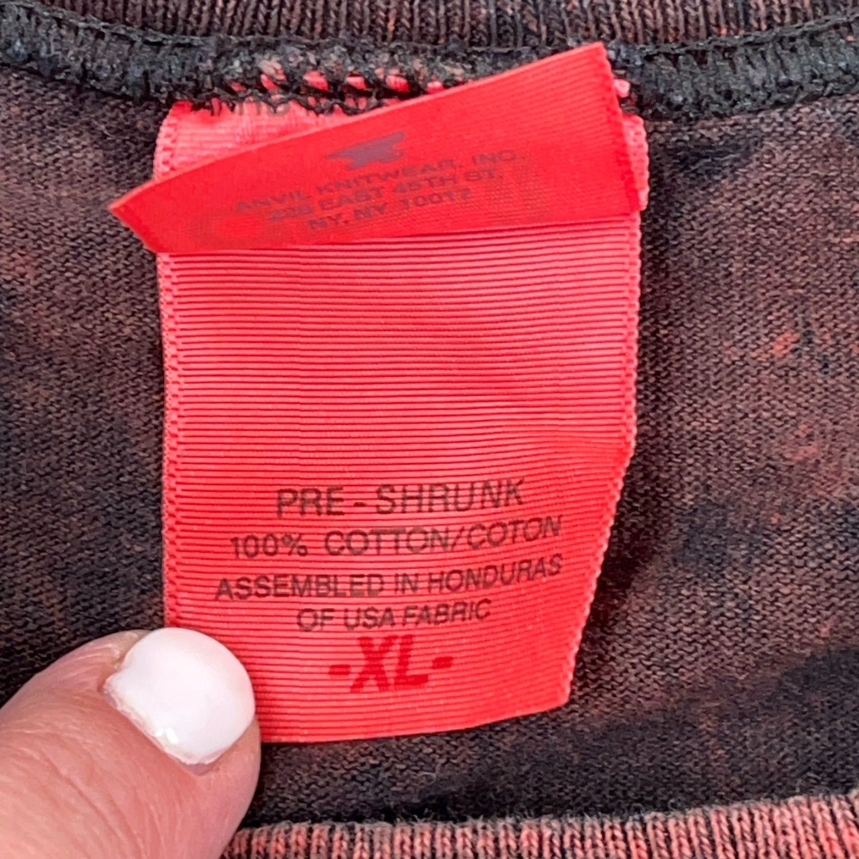 Anvil Easyriders Shirt Men XL Red Tank Top Biker Eagle Fire Flames Iron Cross Tie Dye Graphic Print Vintage Anvil T-Shirt USA 80s Motorcycle Logo Mens Size US XL / EU 56 / 4 - 7 Thumbnail