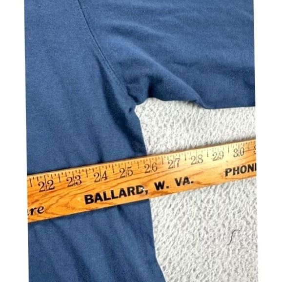 Duluth Trading Company Duluth Trading Co. Longtail T Shirt Men XL Blue Spell Out Beaver Regular Crew Neck, Breathable, Cotton, Solid, Preppy, New without tags Size US XL / EU 56 / 4 - 6 Thumbnail