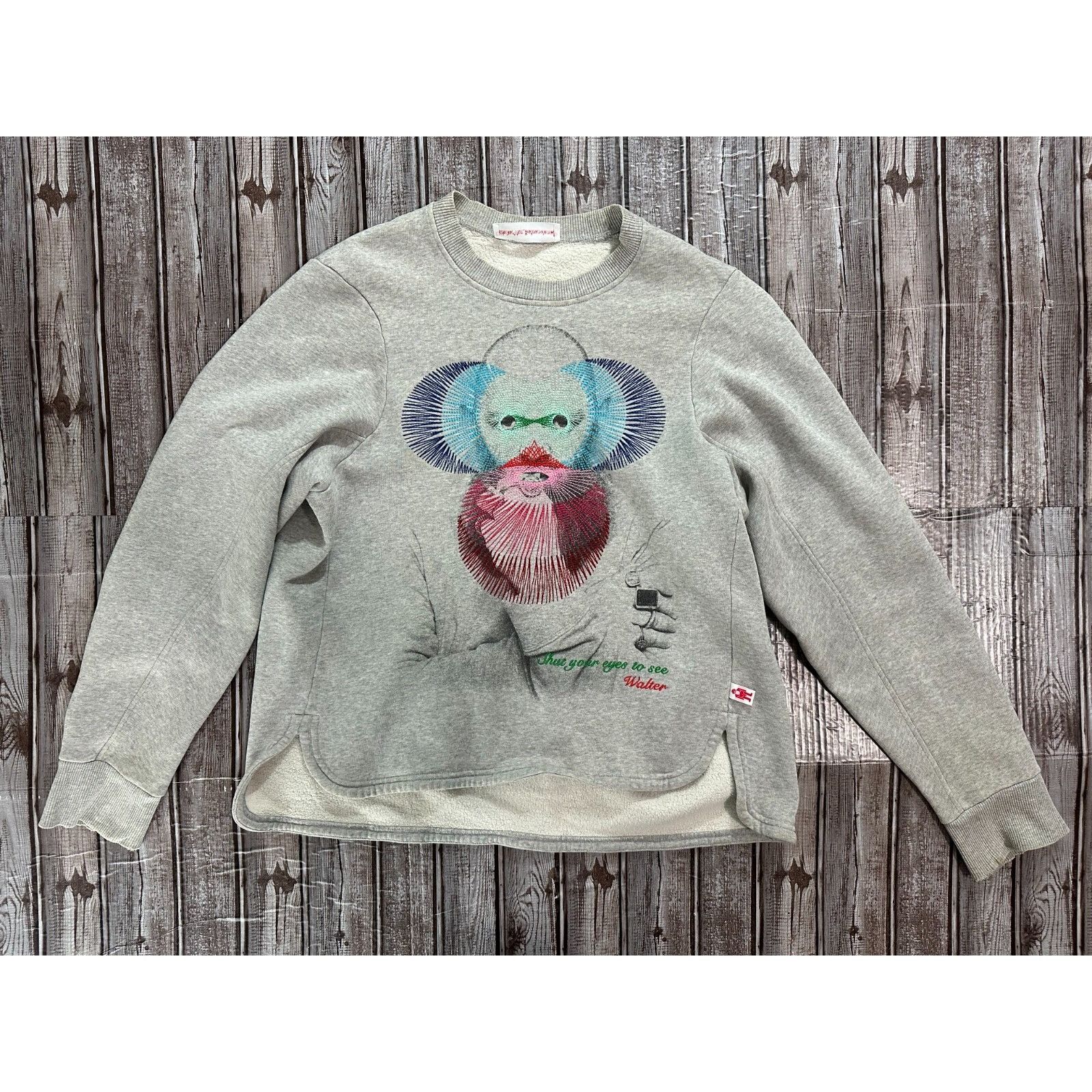 Walter Van Beirendonck Walter van beirendonck grafic embroidered Sweatshirt color g Size US M / EU 48-50 / 2 - 1 Thumbnail