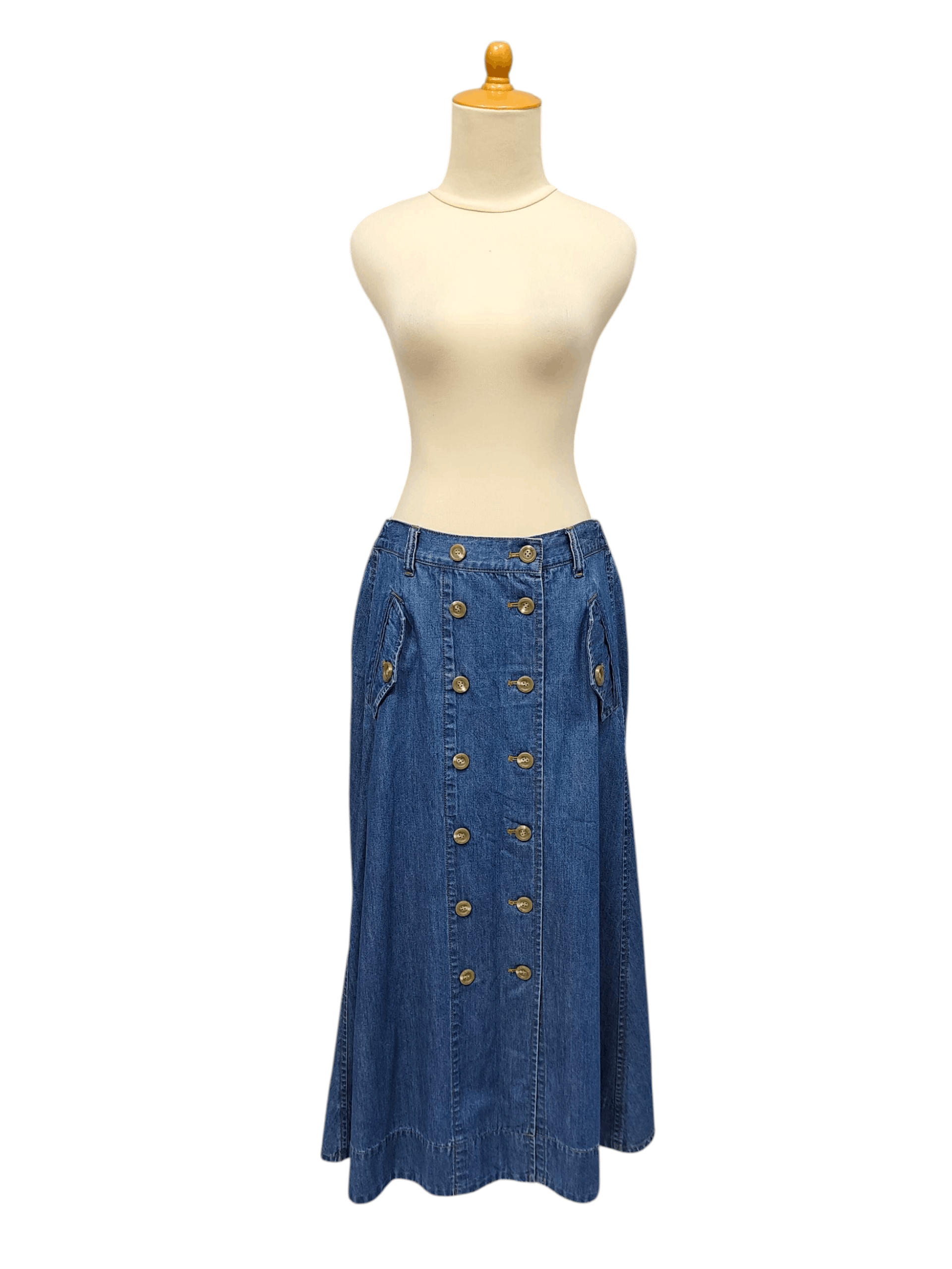 SAMPLE🔥Frapbois🇯🇵 A-Line Wide Flare Denim Skirt