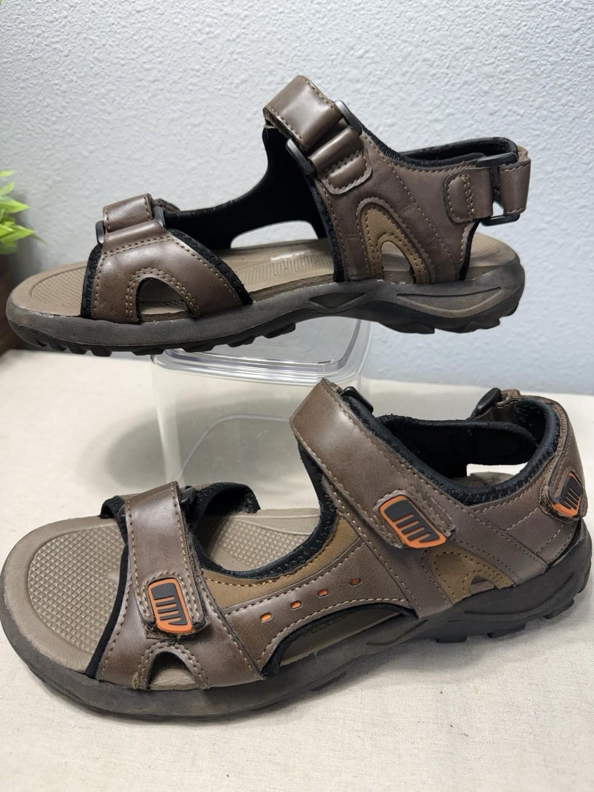 Designer Rugged Outback Mens Brown Adjustable Strap Sandals Size 10 Size US 10 / EU 43 - 2 Thumbnail