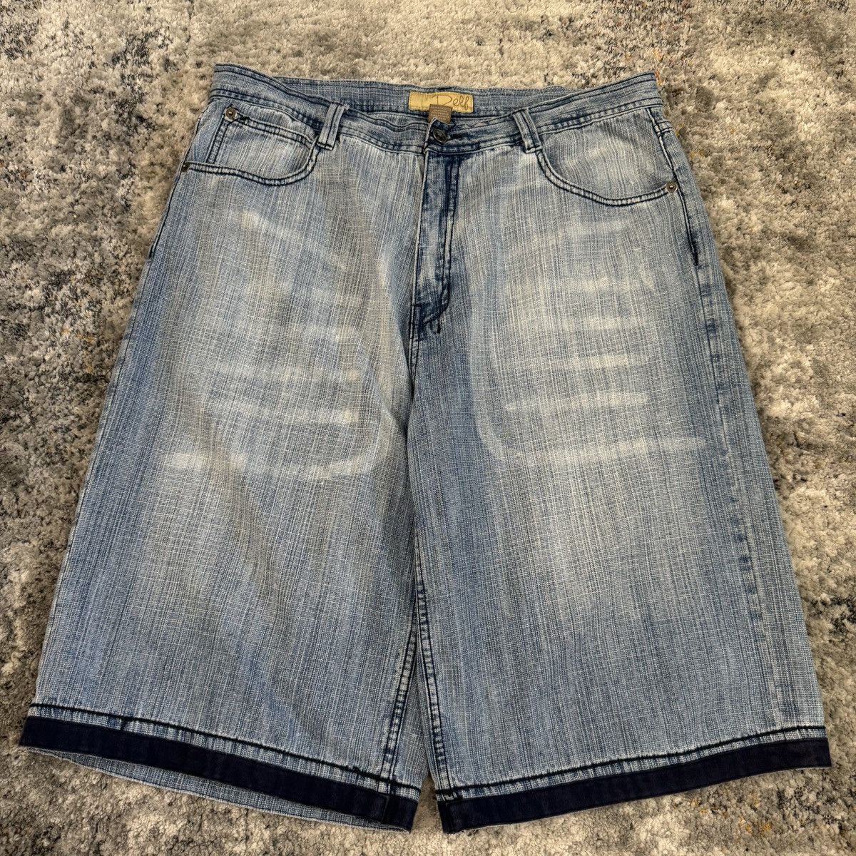 JNCO × Southpole × Vintage Vintage y2k Delf baggy southpole JNCO style faded shorts Size US 38 / EU 54 - 1 Thumbnail