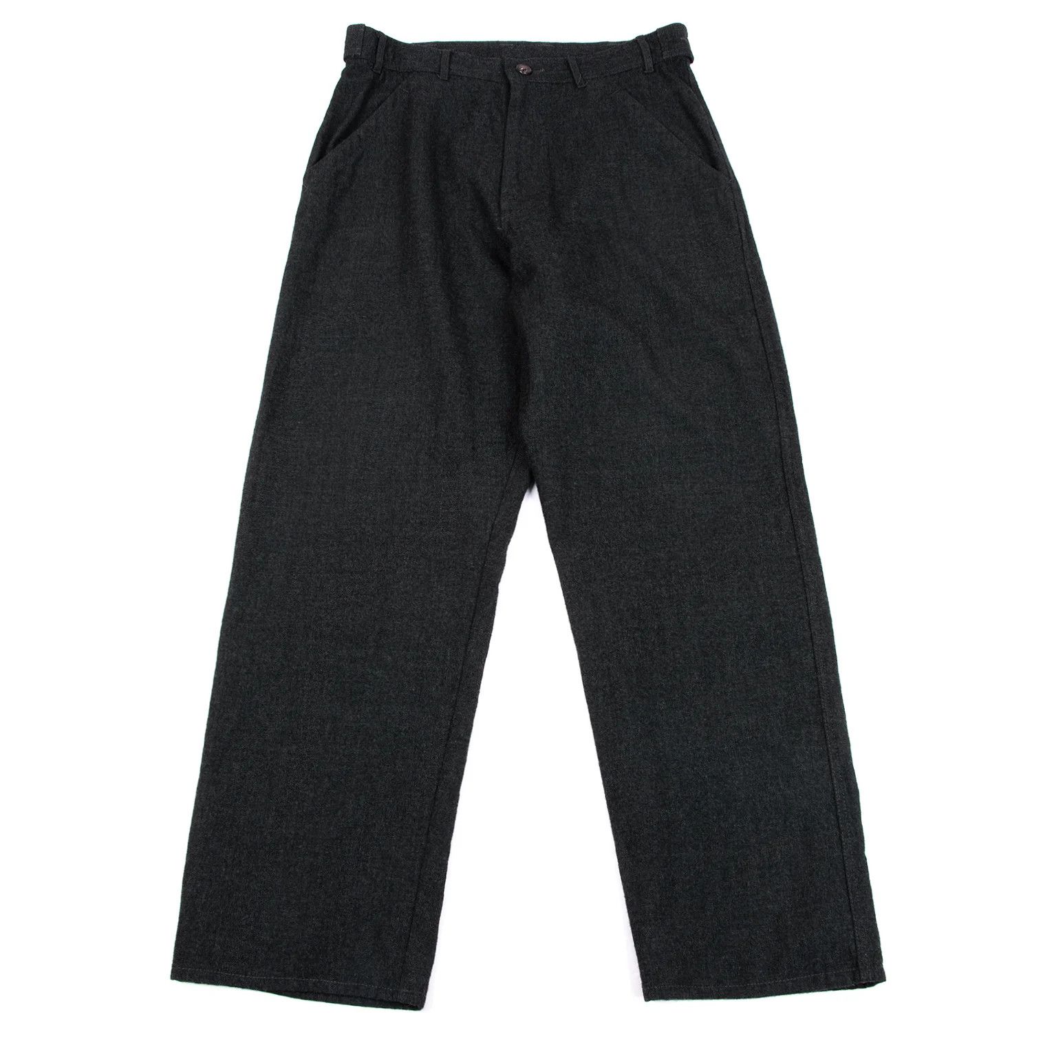 Comme des Garcons Homme Plus Wool Tapered Pants in Gray, Size S Size US 30 / EU 46 - 1 Thumbnail