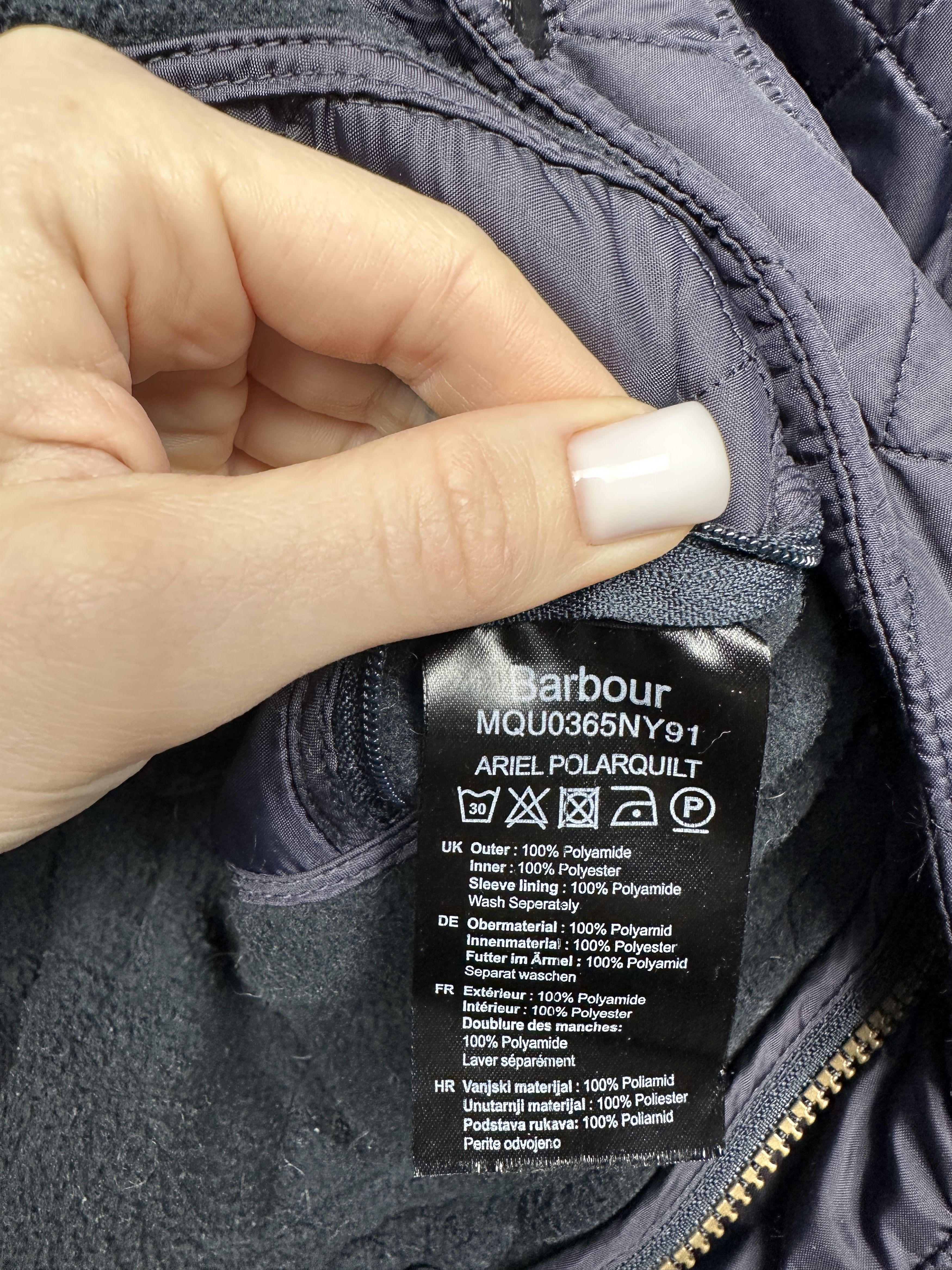 Barbour Barbour International Mens Ariel Polarquilt Quilted Jacket Size US XXL / EU 58 / 5 - 6 Thumbnail
