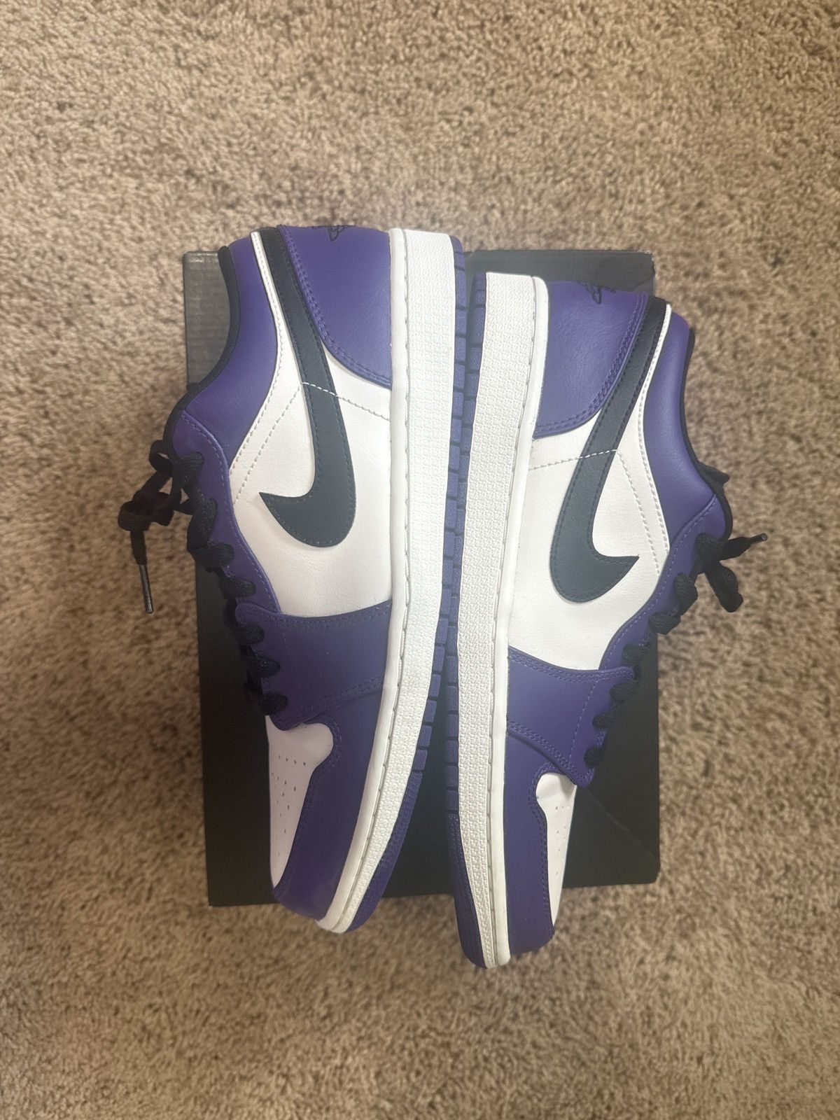 Jordan Brand × Nike Jordan 1 low court purple Size US 10.5 / EU 43-44 - 2 Thumbnail