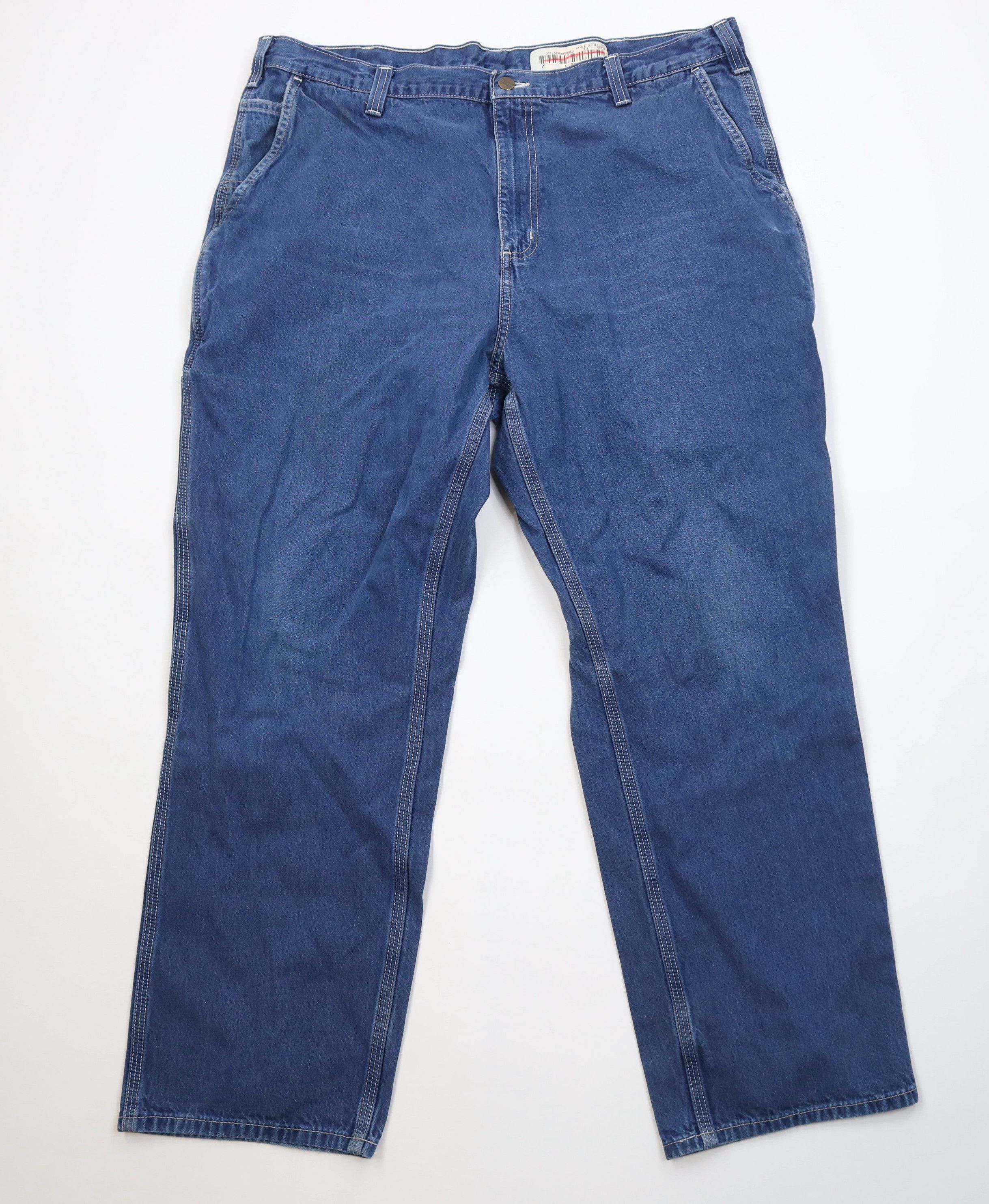 Carhartt Vintage Y2K Carhartt Wide Leg Dungaree Denim Jeans Blue Size US 40 / EU 56 - 1 Thumbnail