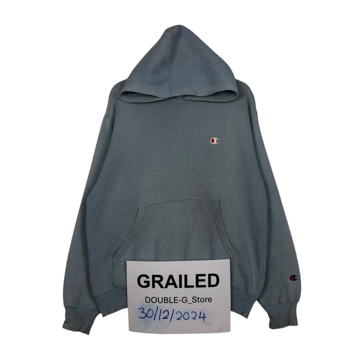 Champion 📌Vintage Hoodie Pull Over Champion Sweatshirt Size US L / EU 52-54 / 3 - 1 Thumbnail