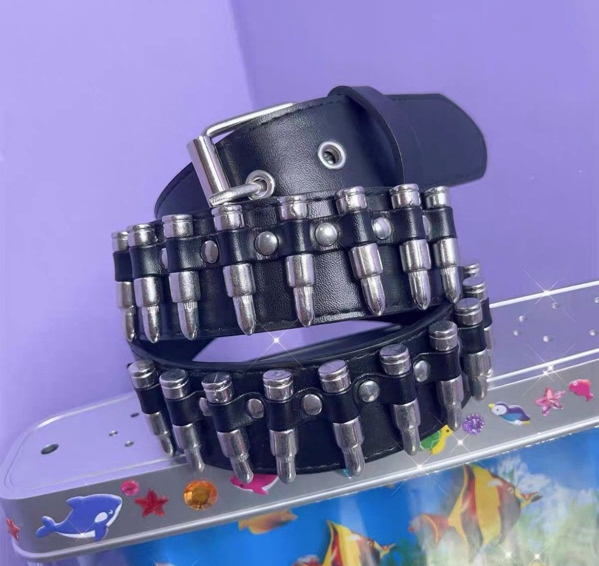 Japanese Brand × Vintage Retro punk belt bullet belt Size ONE SIZE - 1 Thumbnail
