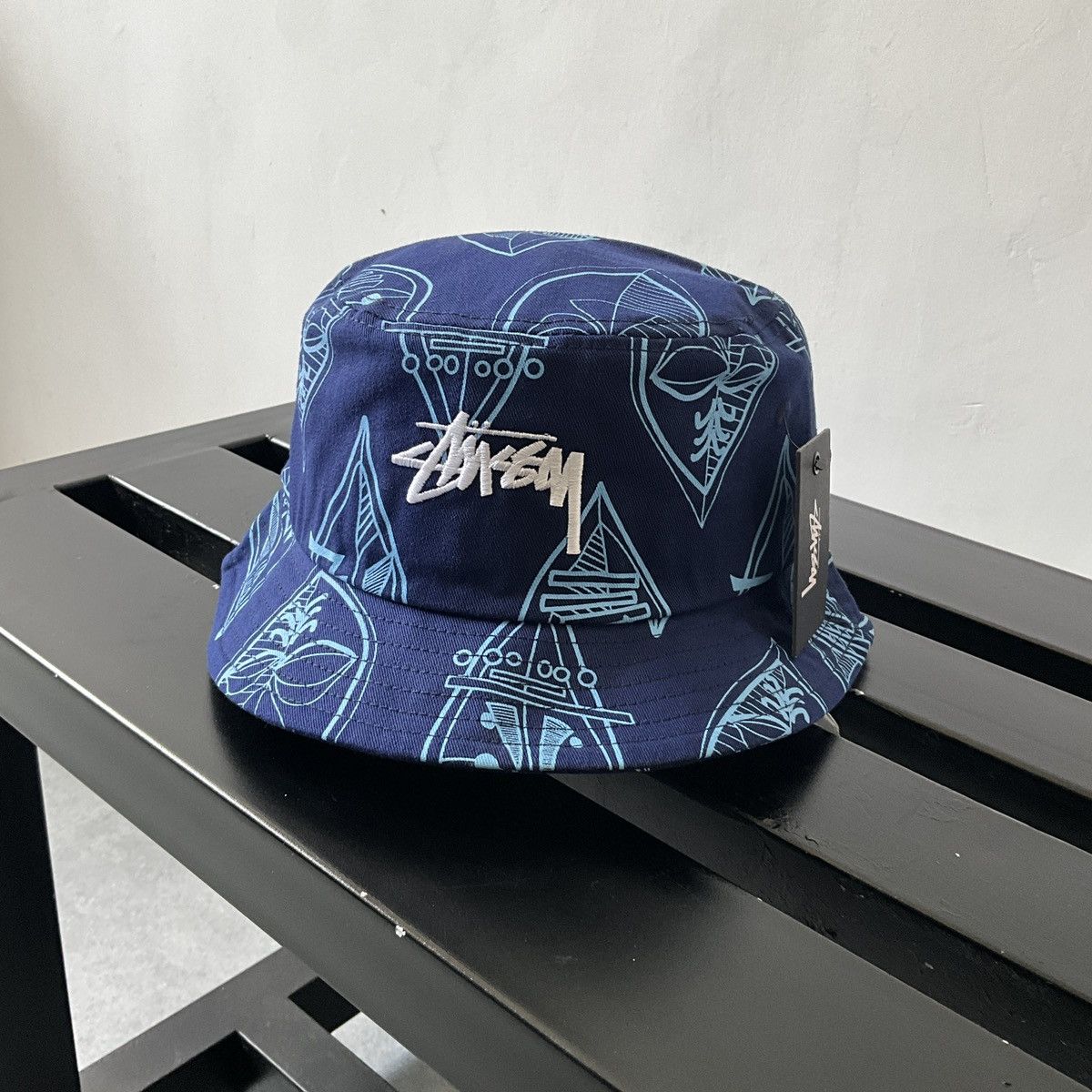 Stussy Vintage Stussy Gucci ' STUCCI ' RIP Bucket Hat | Grailed