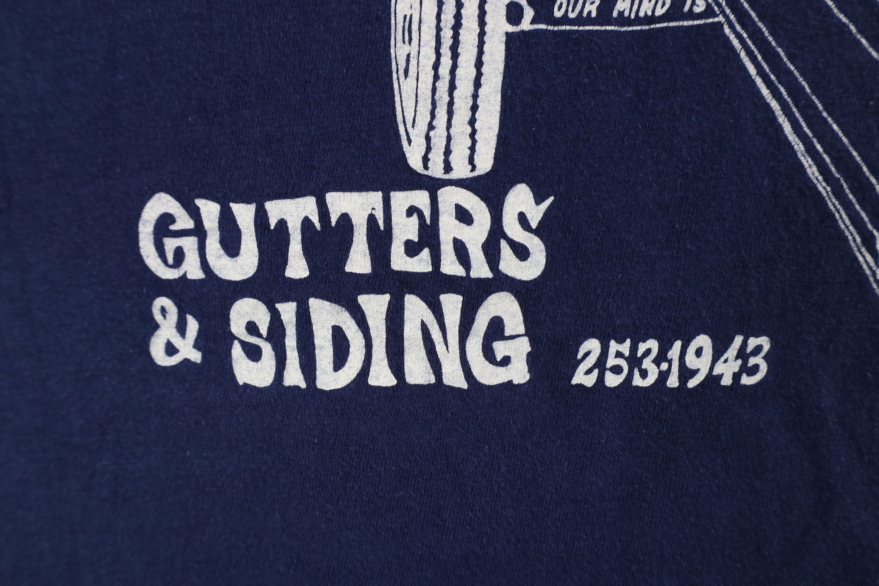 Hanes × Vintage Vintage 70s Hanes Mind Is In the Gutter Company T-Shirt USA Size US L / EU 52-54 / 3 - 8 Thumbnail