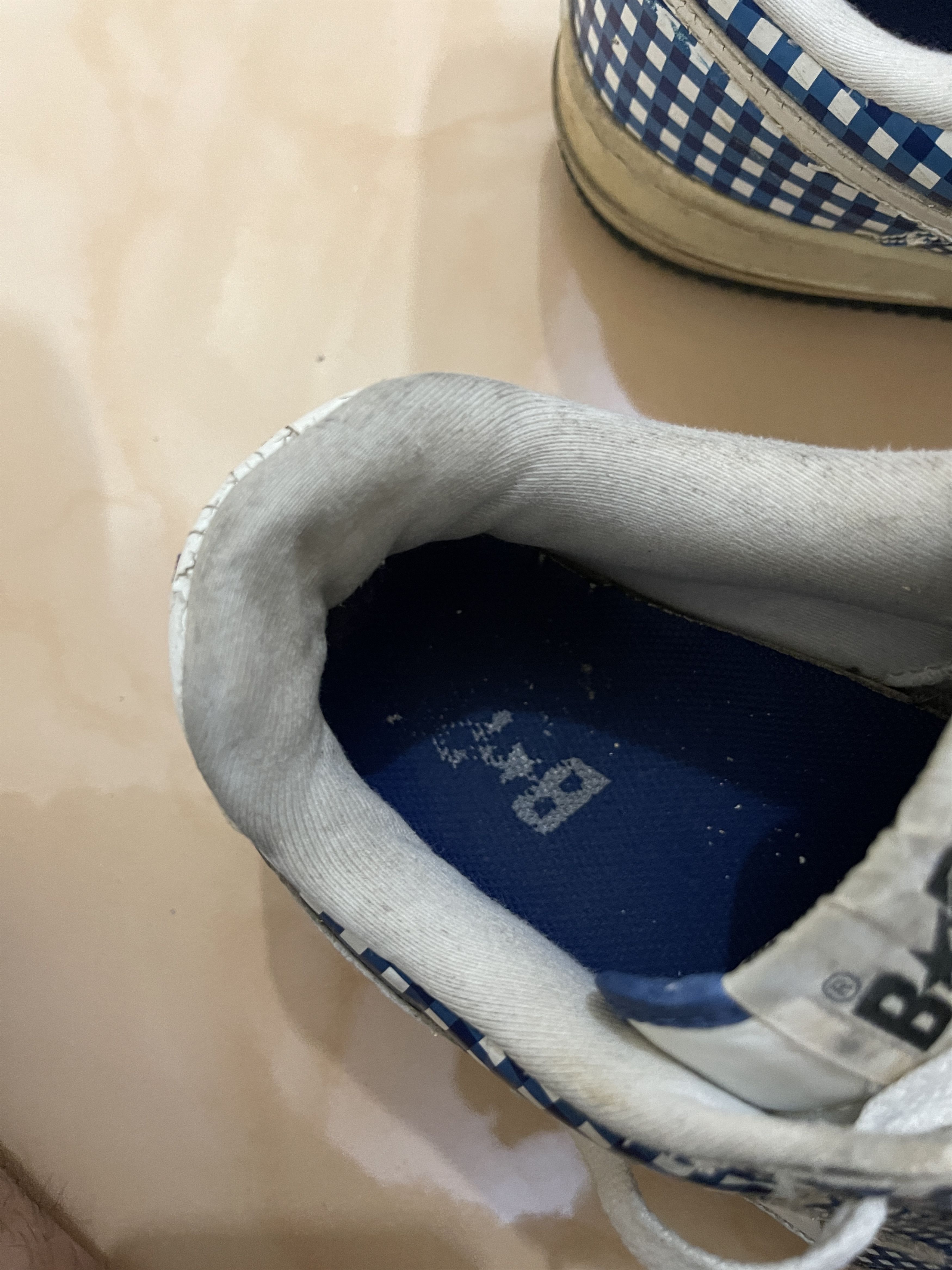 Bape Gingham Check Bapesta Size US 9.5 / EU 42-43 - 8 Thumbnail