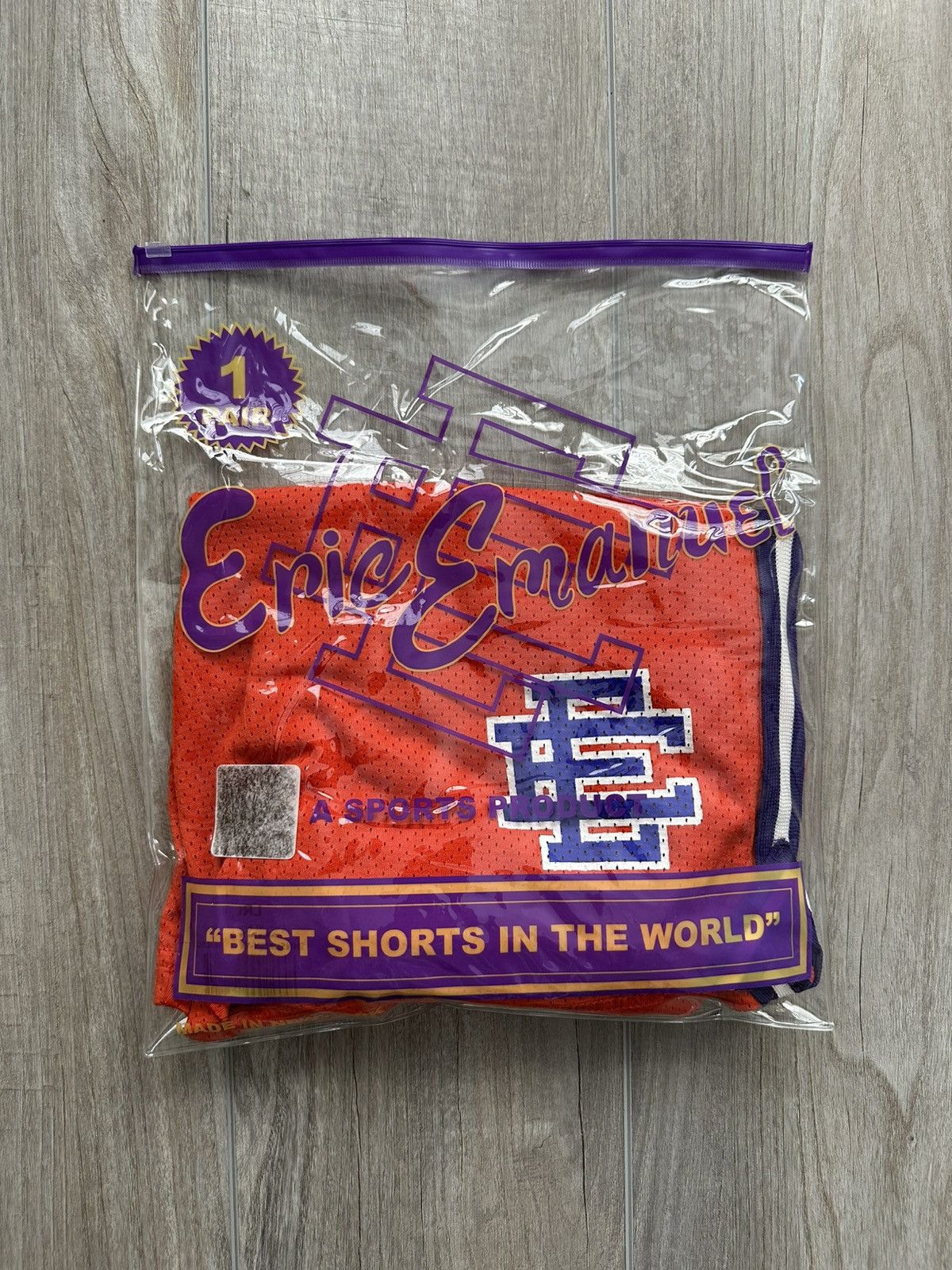 Eric Emanuel EE Basic Shorts Royal Purple Stripe Size US 32 / EU 48 - 6 Thumbnail