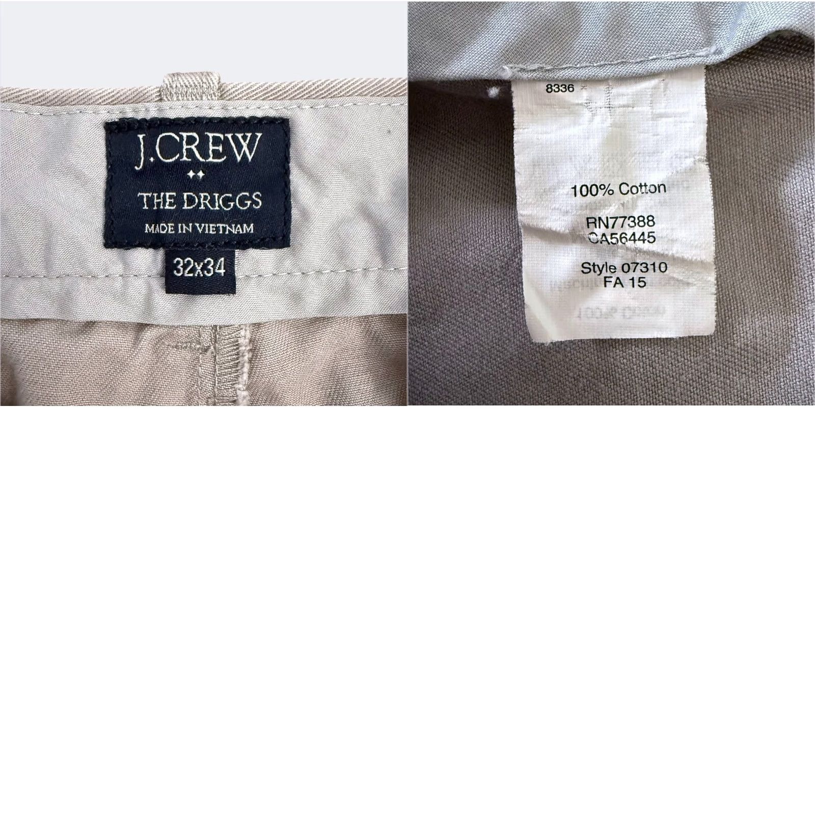 J.Crew J.Crew The Driggs Flat-Front Chino Pants Gray Men 32X32 Casual Preppy Golf Work Shirt/Pants Size US 32 / EU 48 - 8 Thumbnail