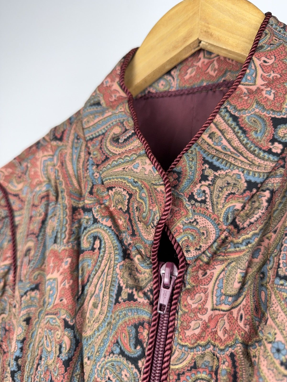 Japanese Brand Vintage Luxury 90s Retro Baroque Paisley Tapestry Jacket Size M / US 6-8 / IT 42-44 - 3 Thumbnail