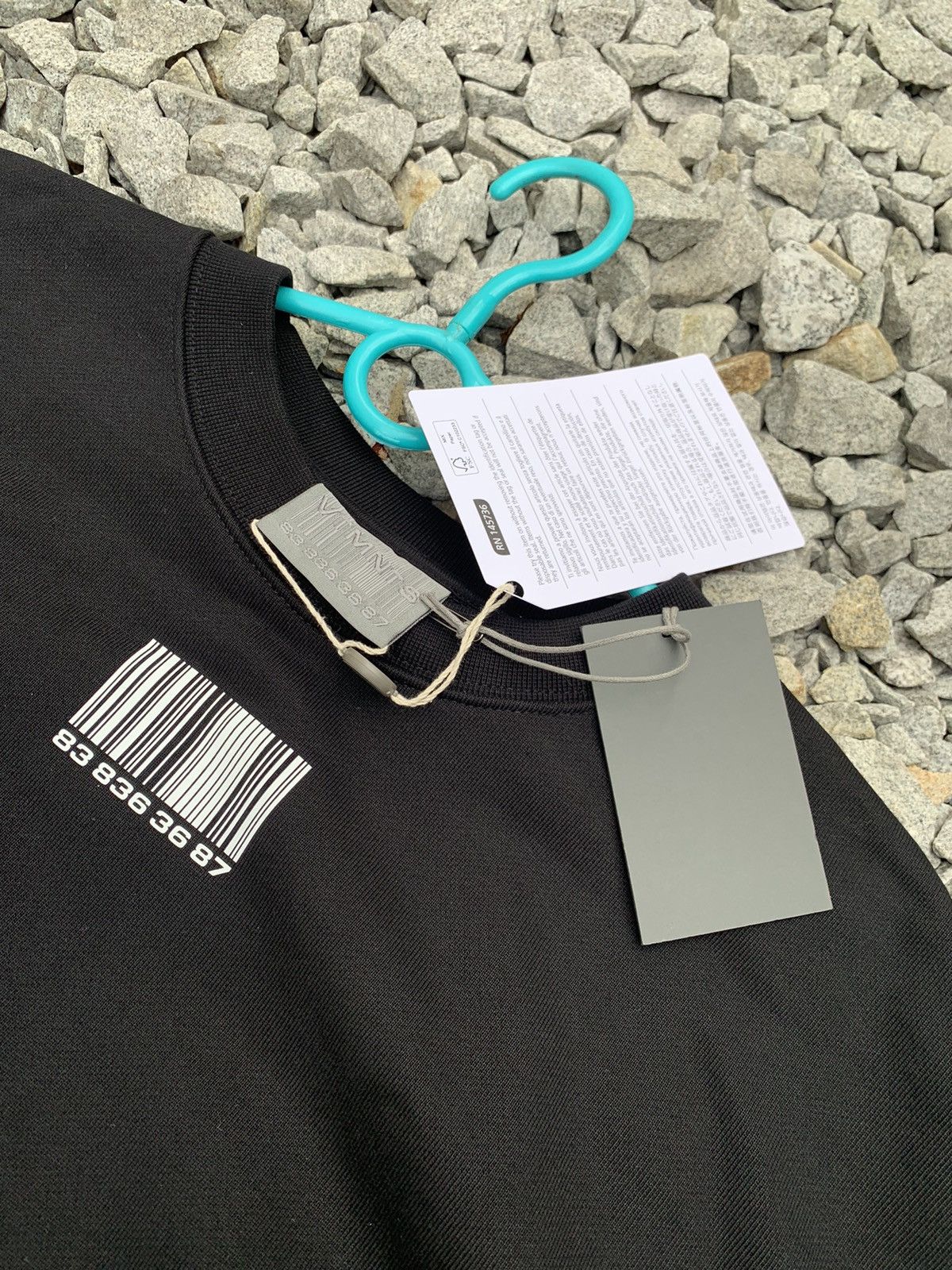 【VETEMENTS】DRIPPING BARCODE T-SHIRT 関税送料込 VETEMENTS T-SHIRT DRIPPING BARCODE T XL COTTON White Used | eBay