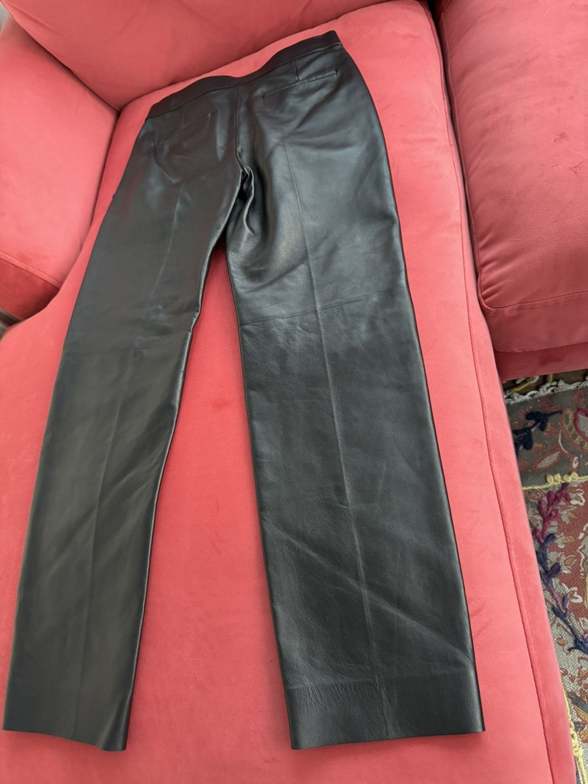 Chloe Chloe lambskin black pants, soft, size M Size 27" / US 4 / IT 40 - 10 Thumbnail