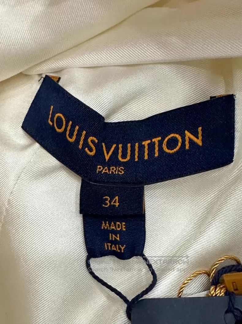 Louis Vuitton Louis Vuitton White double-breasted short suit long-sleeve Size XXS / US 00 / IT 34 - 5 Thumbnail