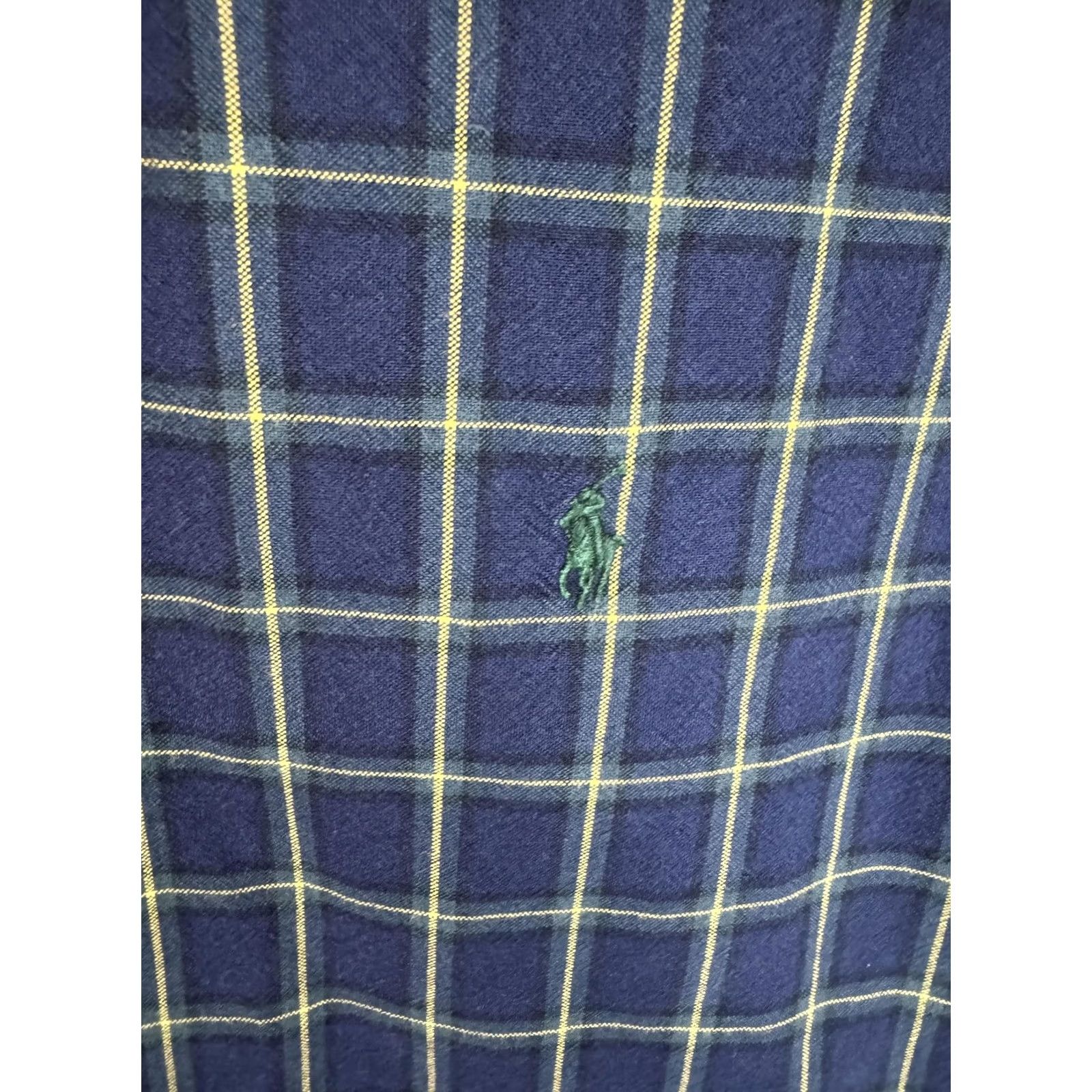 Ralph Lauren Ralph Lauren Shirt Mens 2XLT Blue Yellow Plaid Classic Fit Button-Down Casual Size US XXL / EU 58 / 5 - 5 Thumbnail