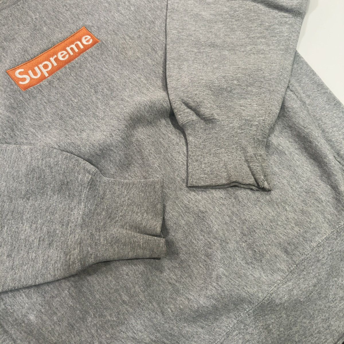 Supreme 1995 Safety Orange Box Logo Crewneck Size US XL / EU 56 / 4 - 6 Thumbnail