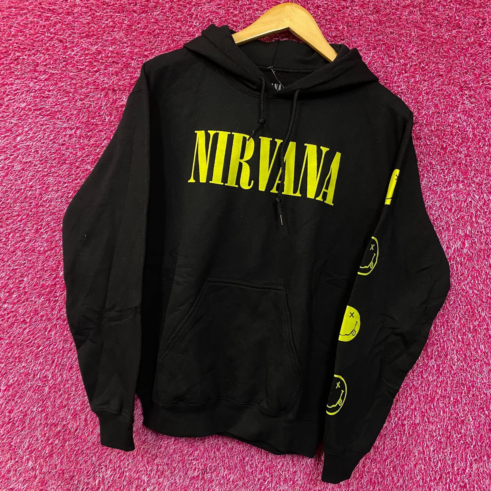 Nirvana Nirvana Nevermind Dead Smiley Logo Grunge Band Graphic Hoodi Size US S / EU 44-46 / 1 - 2 Thumbnail