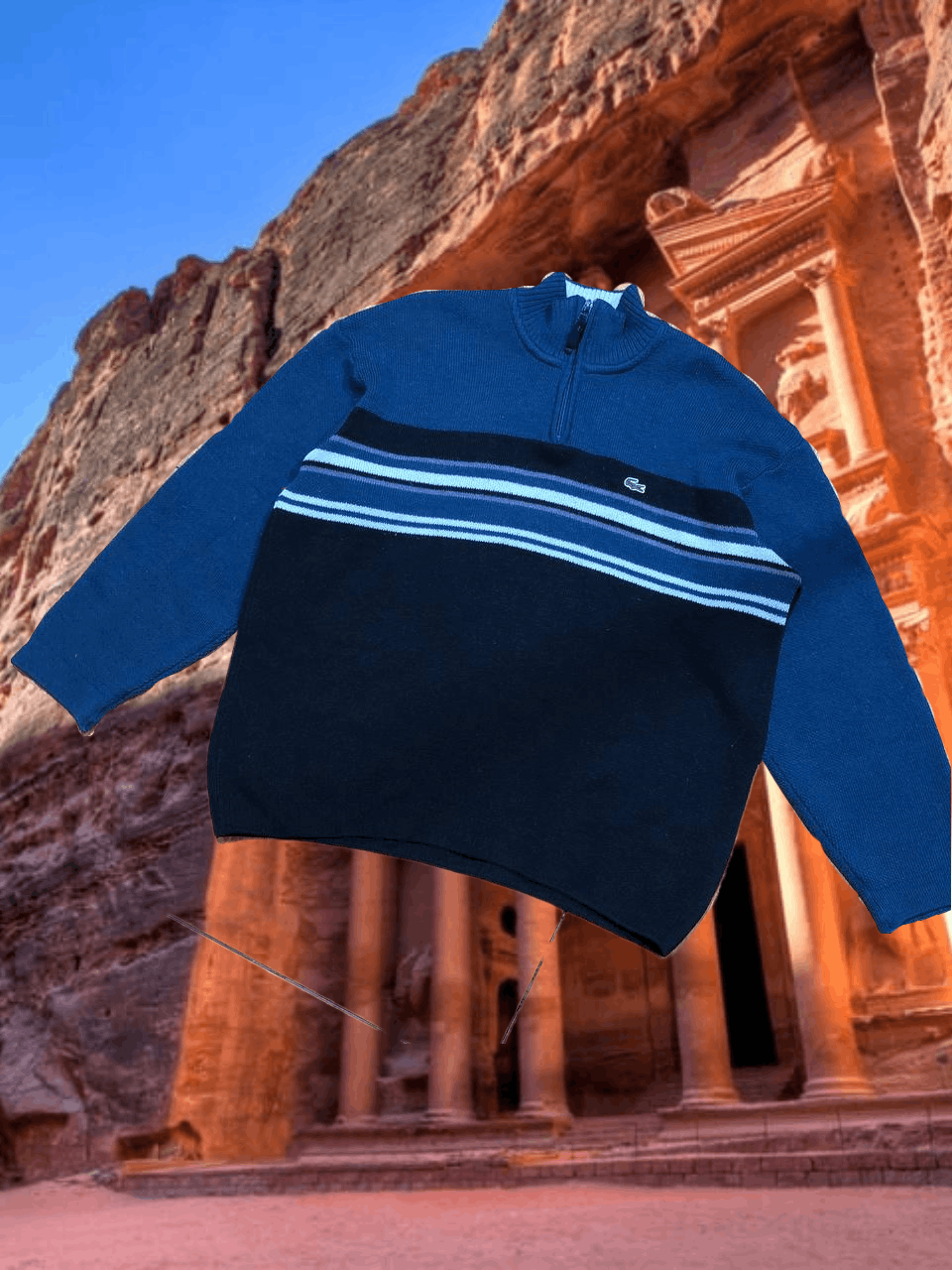 Lacoste Y2K Sweatshirt Lacoste vintage logo streetwear Size US L / EU 52-54 / 3 - 1 Thumbnail