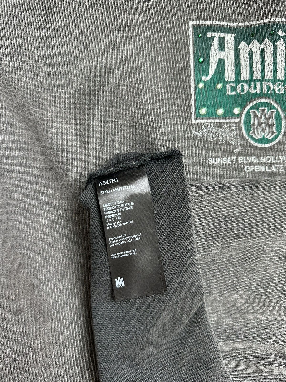 Amiri AMIRI LOUNGE TEE Size US XS / EU 42 / 0 - 4 Thumbnail