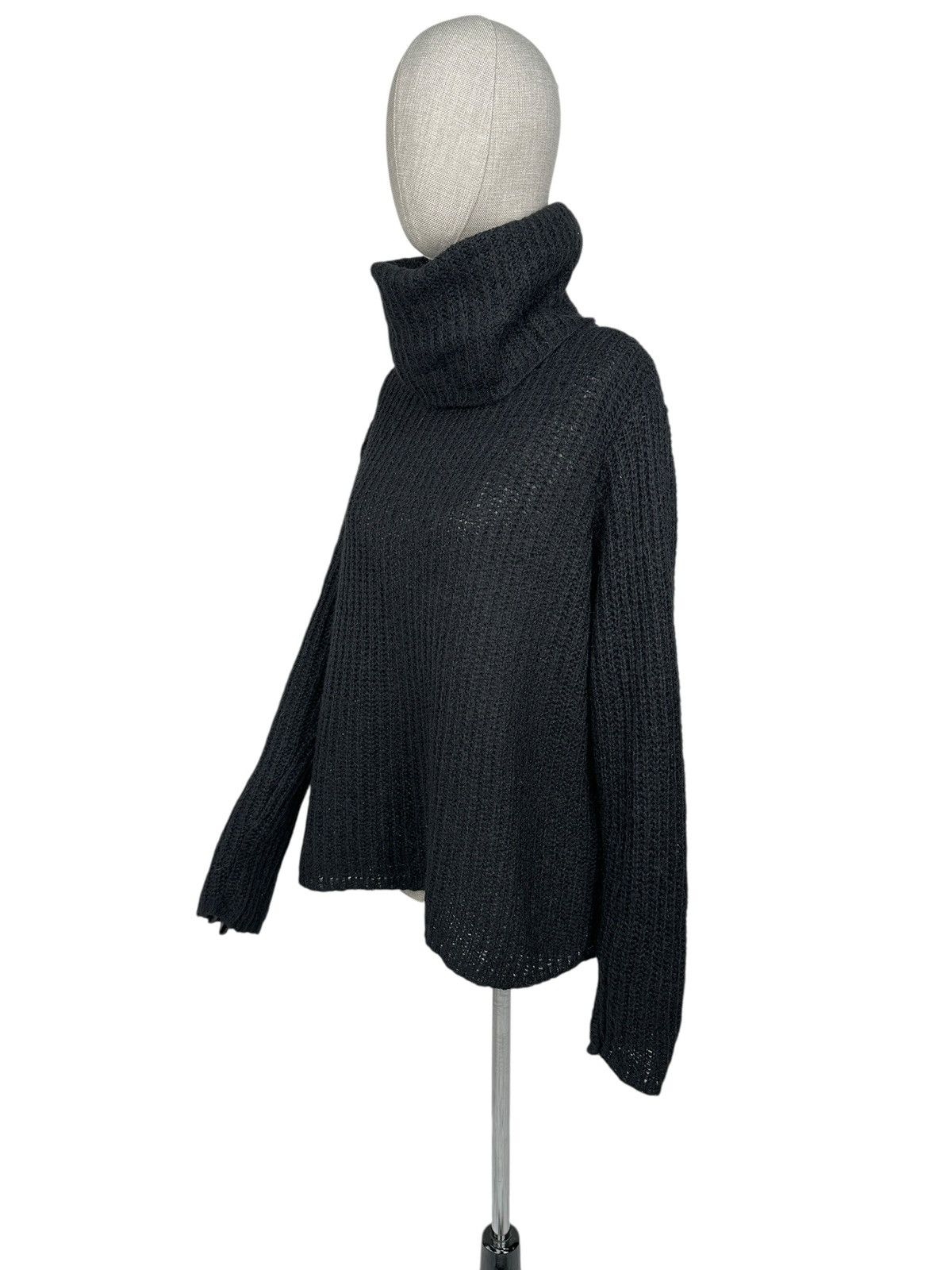Other HINDAHL & SKUDELNY Avant Garde Mohair High Neck Knit Sweater Size M / US 6-8 / IT 42-44 - 3 Thumbnail