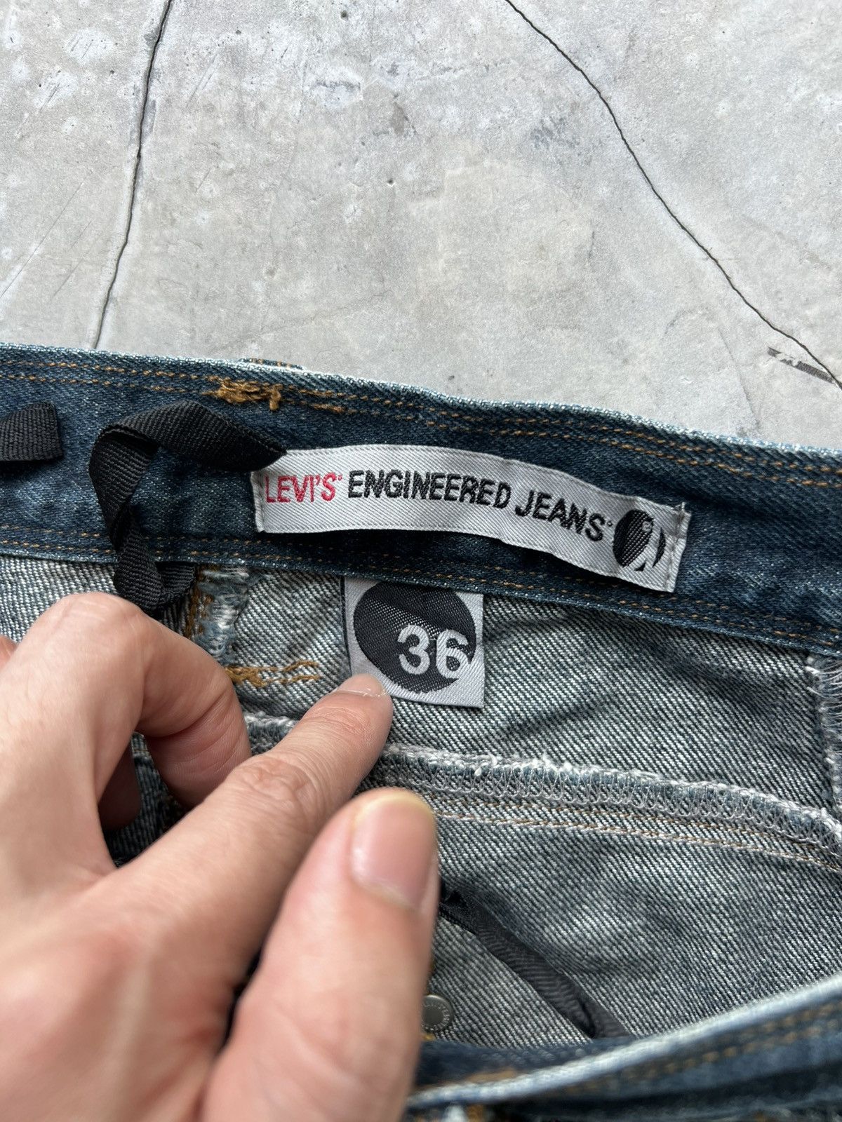 Levi's Levis Engineered Jeans Buckleback Tag W36 Actual 37x27 Size US 36 / EU 52 - 4 Thumbnail