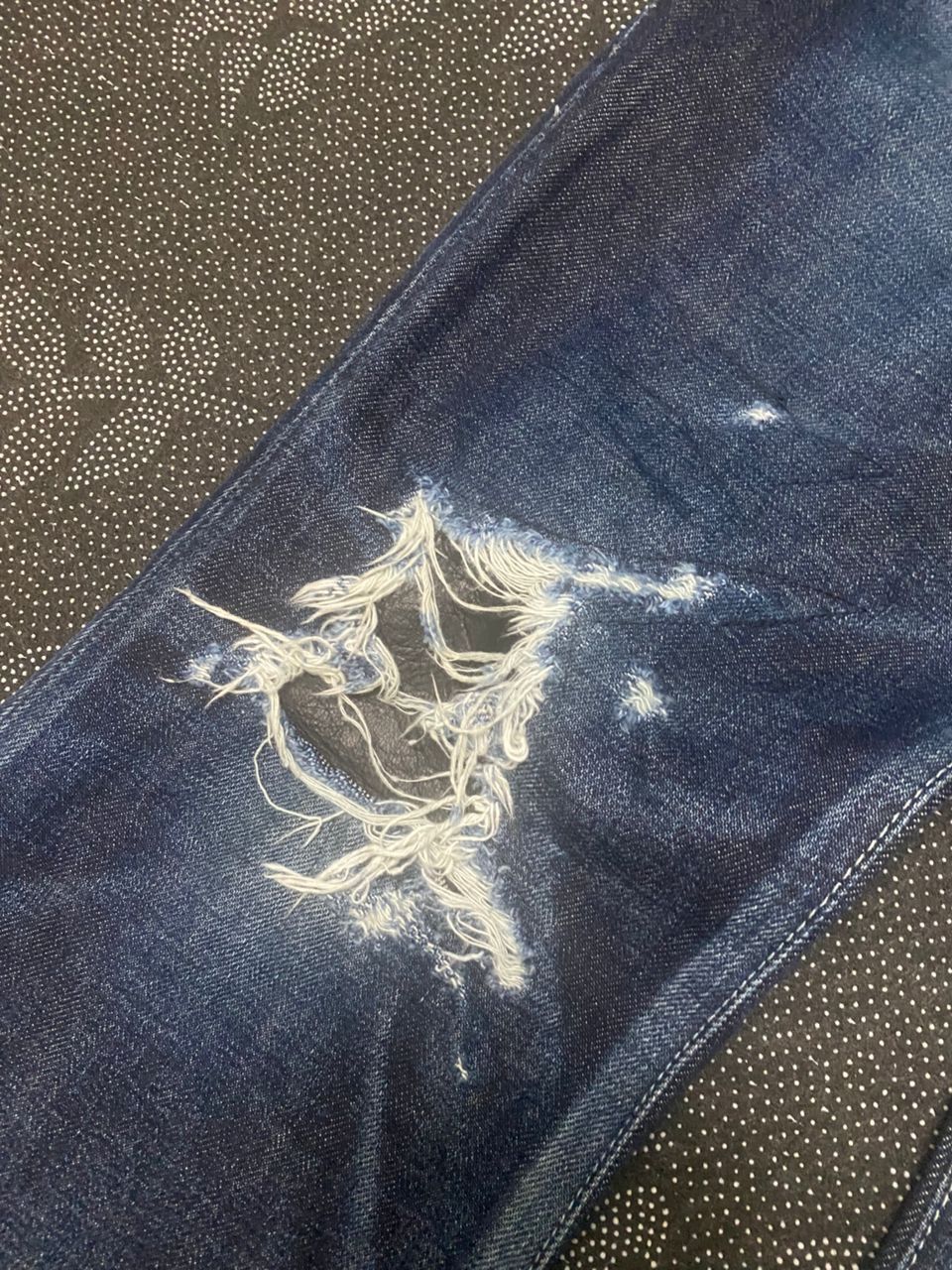 If Six Was Nine 💥FLARE💥DELAY by UFIN & SON DISTRESSED DENIM Size US 30 / EU 46 - 10 Thumbnail