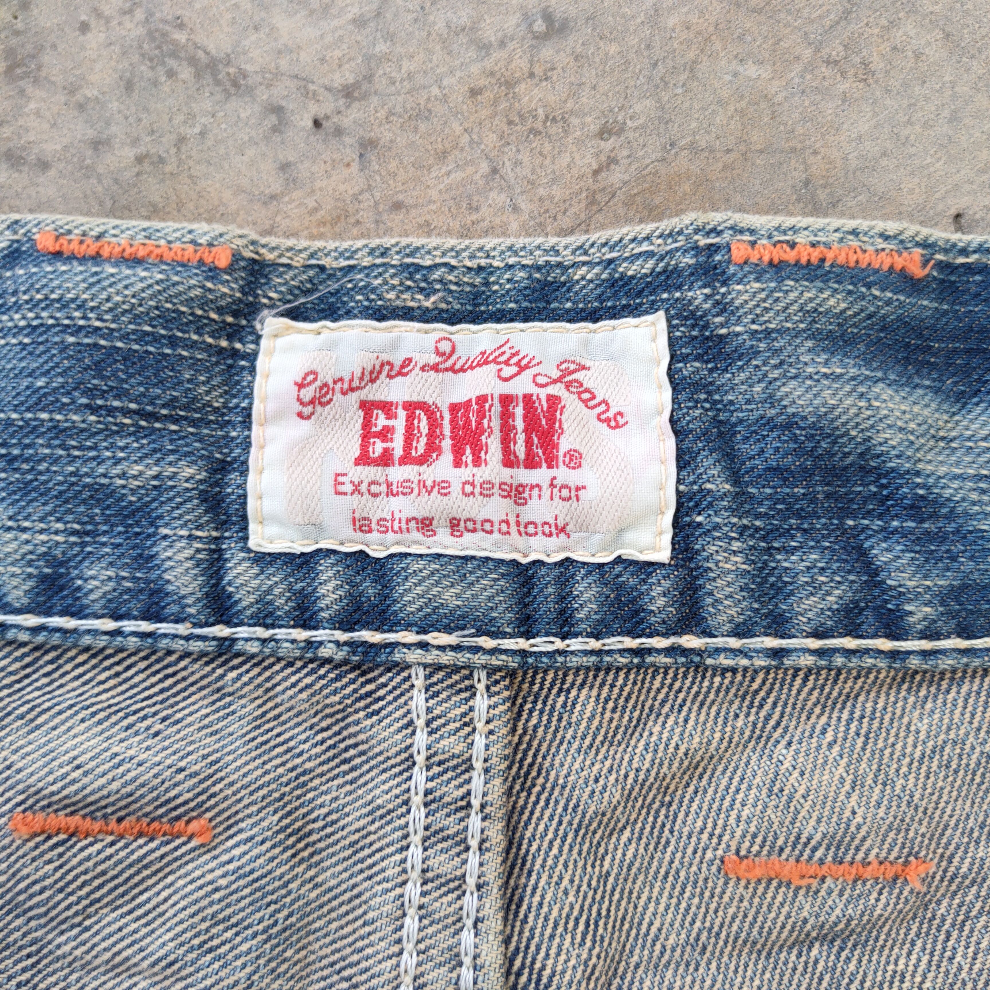 Edwin W32 VINTAGE EDWIN XV FADED JEANS DENIM PANTS Size US 32 / EU 48 - 10 Thumbnail