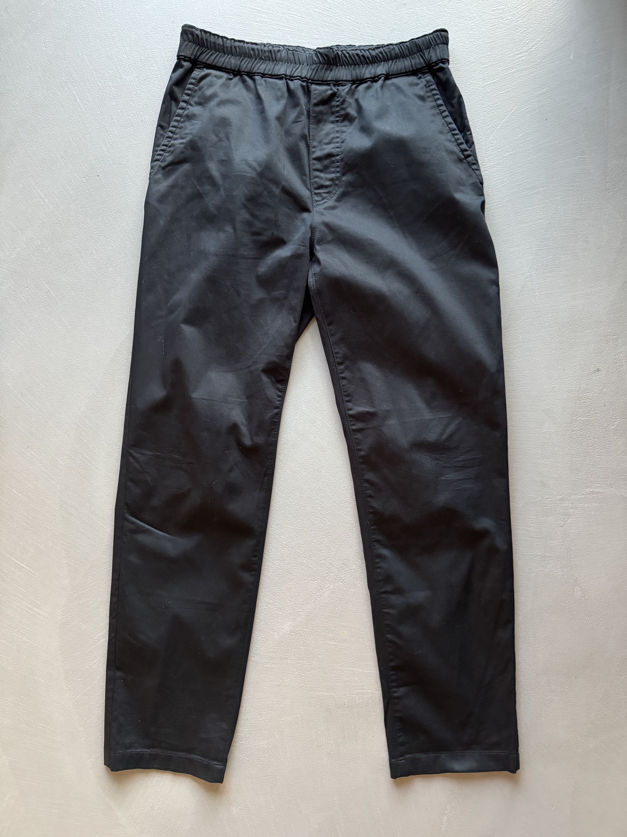 Acne Studios Acne Studios Paco Satin Drawstring Trousers, Black Size US 30 / EU 46 - 2 Thumbnail