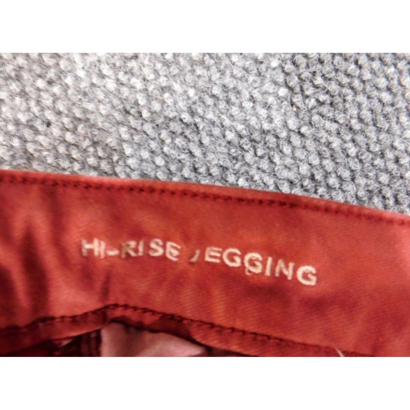 American Eagle Outfitters American Eagle Outfitters Jeans Jegging Red Womens 0 Stretch Denim Dark 28in Inseam Mid Rise Regular Life: Classic N/A Size 25" / US 0 / IT 36 - 5 Thumbnail