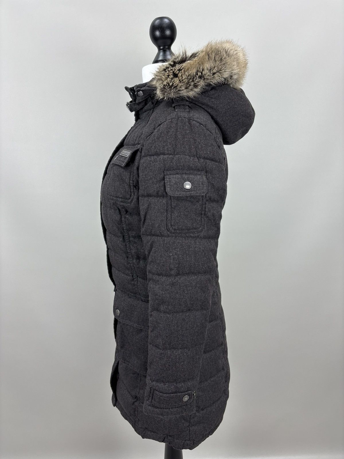 Barbour × Designer Womens parka Barbour International Size 6 Color Gray Size M / US 6-8 / IT 42-44 - 10 Thumbnail